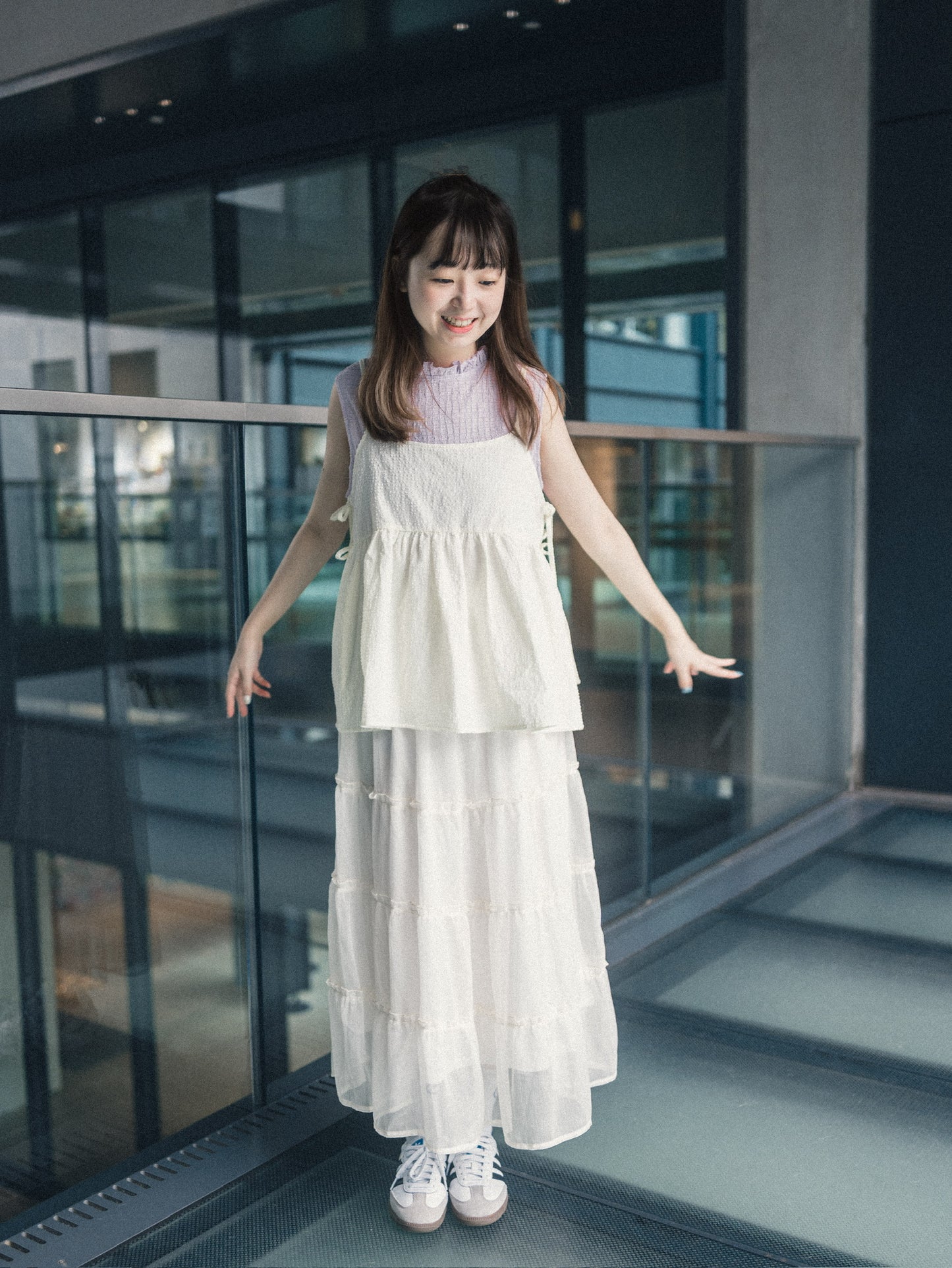 薄紗小ruffle蛋糕裙|3色入