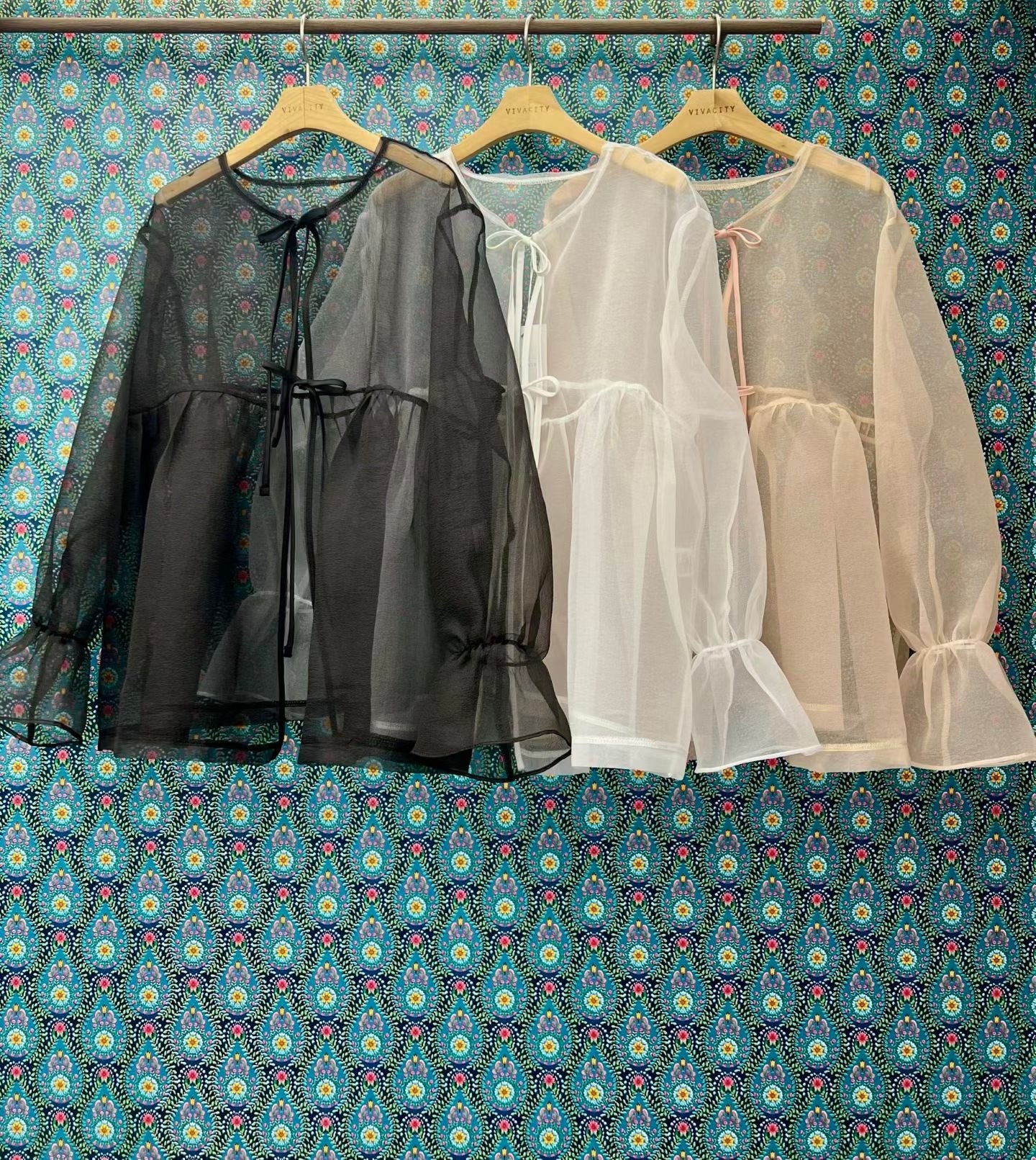 肌理感透膚紗質layer top|3色入