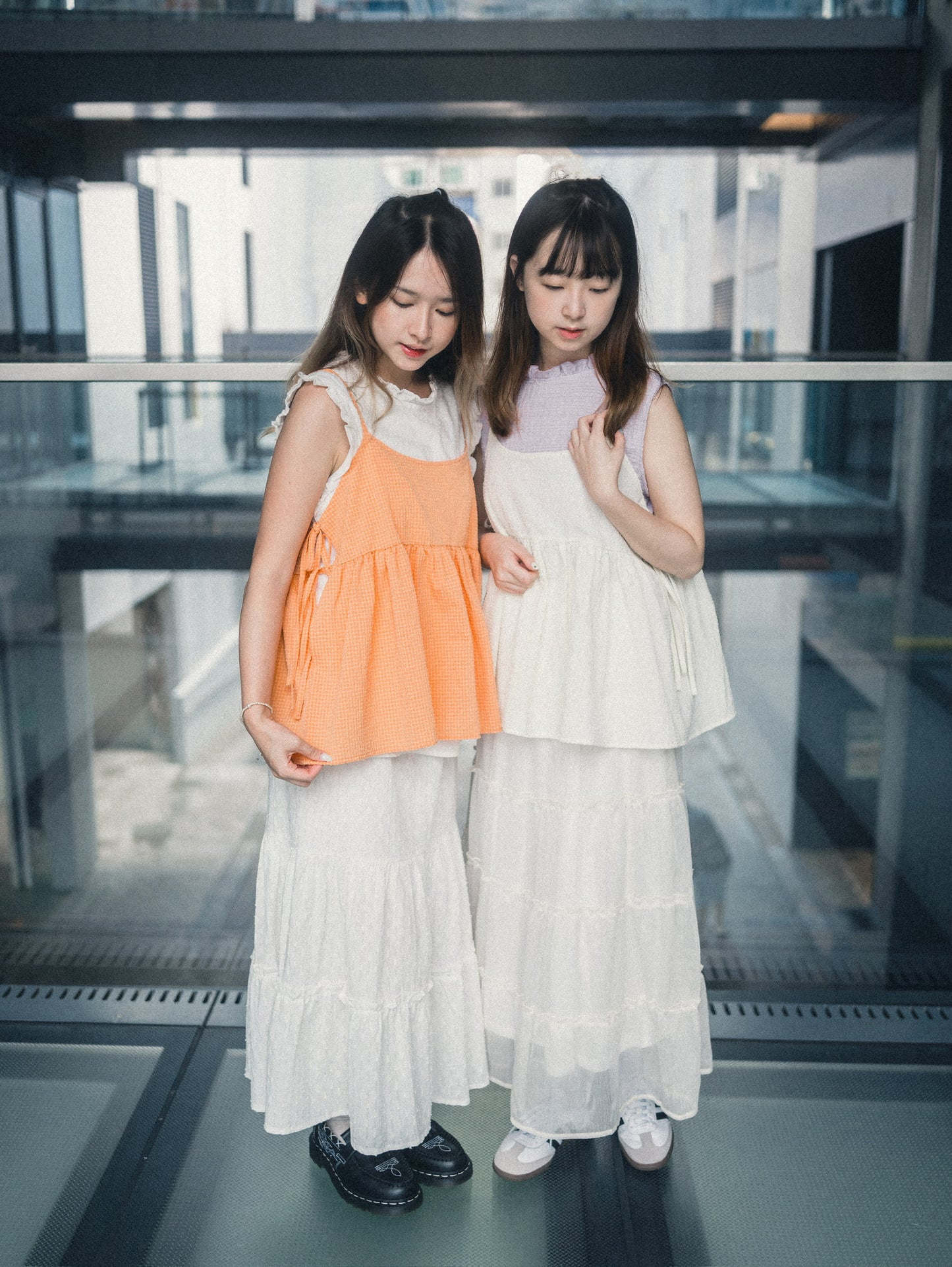 夏日☀️暗格紋側綁帶外搭|4 colors