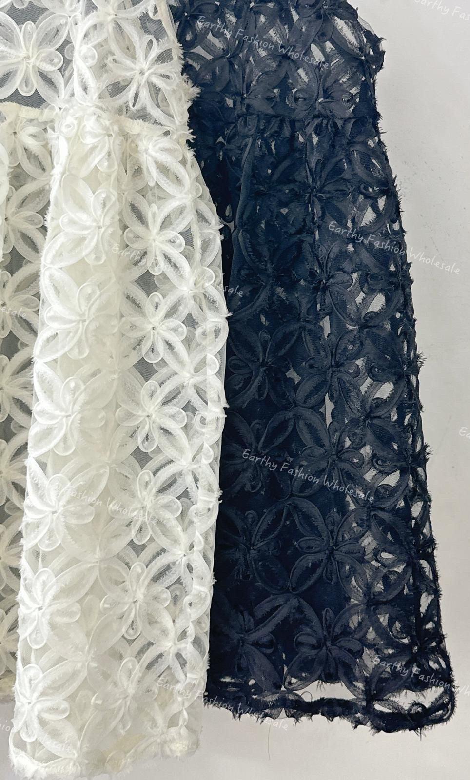 Spring! 鏤空花花吊帶傘layer|2色入