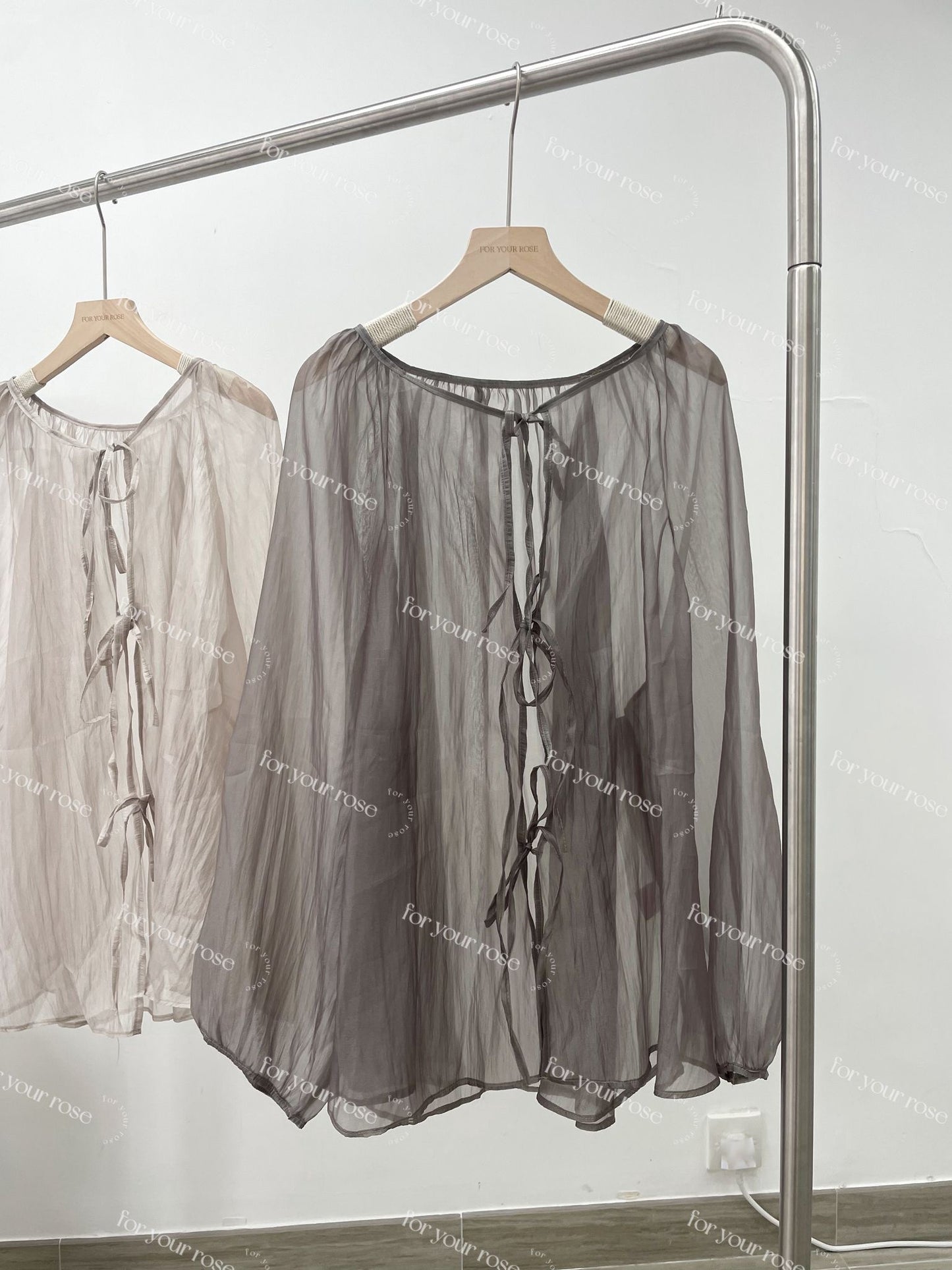 日系透明感🫧✨絲滑綁帶外搭|6色入