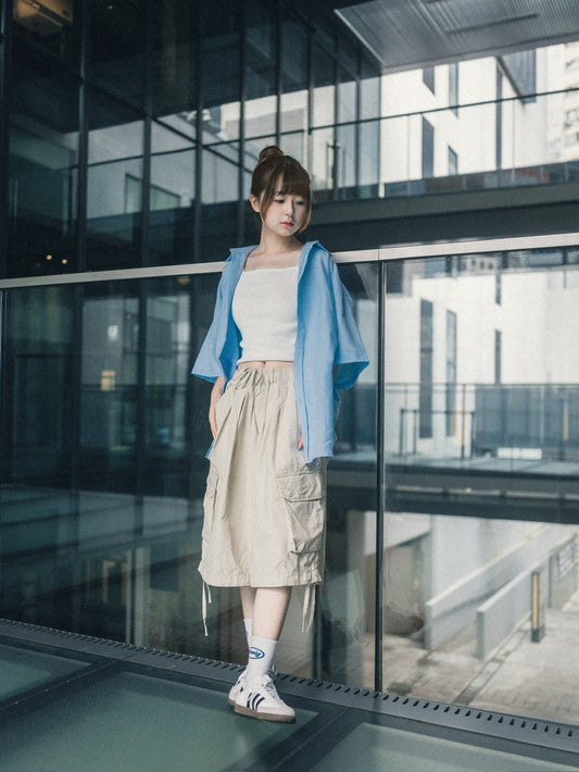 韓系👦🏻小男孩風寬身恤衫|2色入