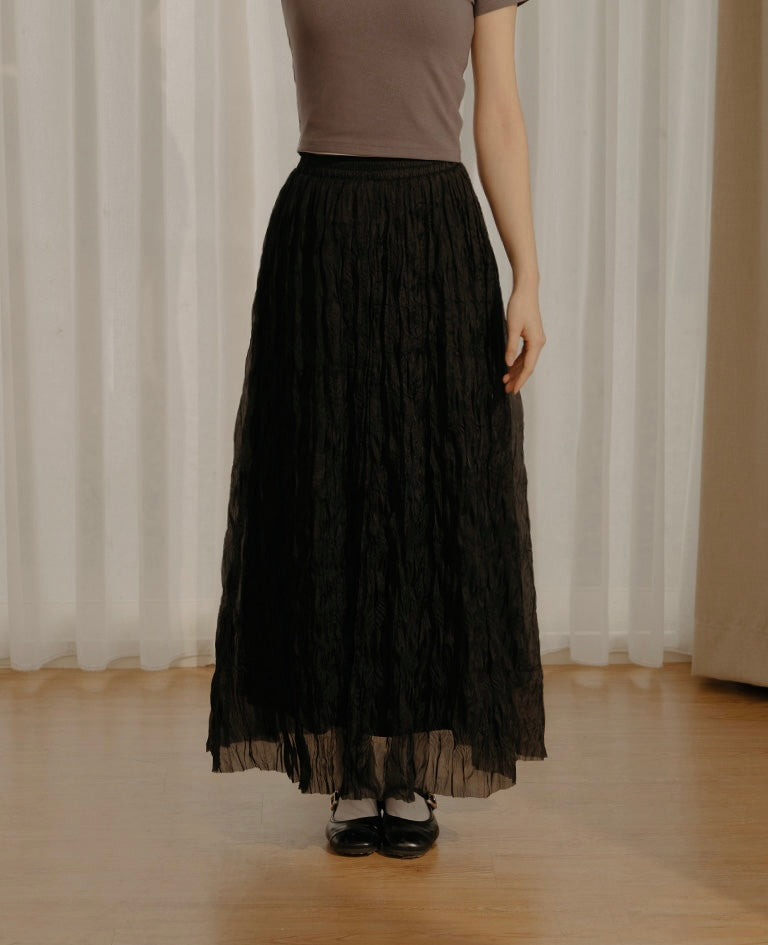 不規則皺皺紋理造型sk|3色入