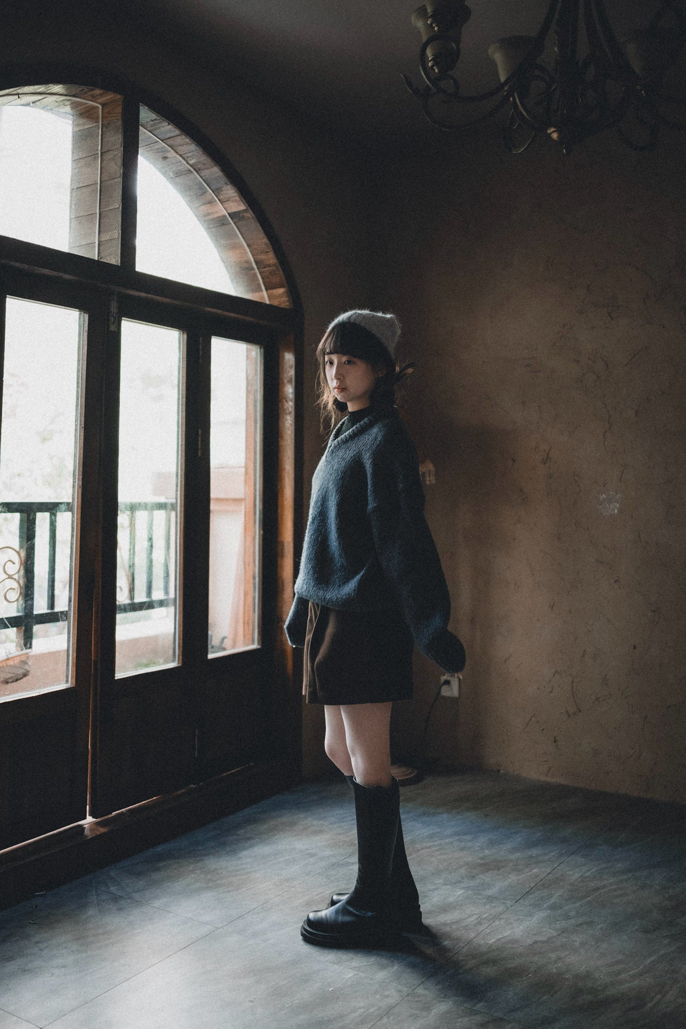 節日感!混色V領針織上衣|7色入