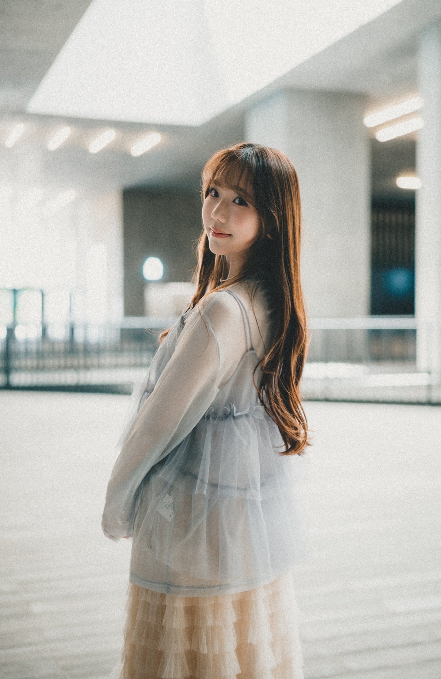 Soft☁️ 親膚透透長袖top|5色入