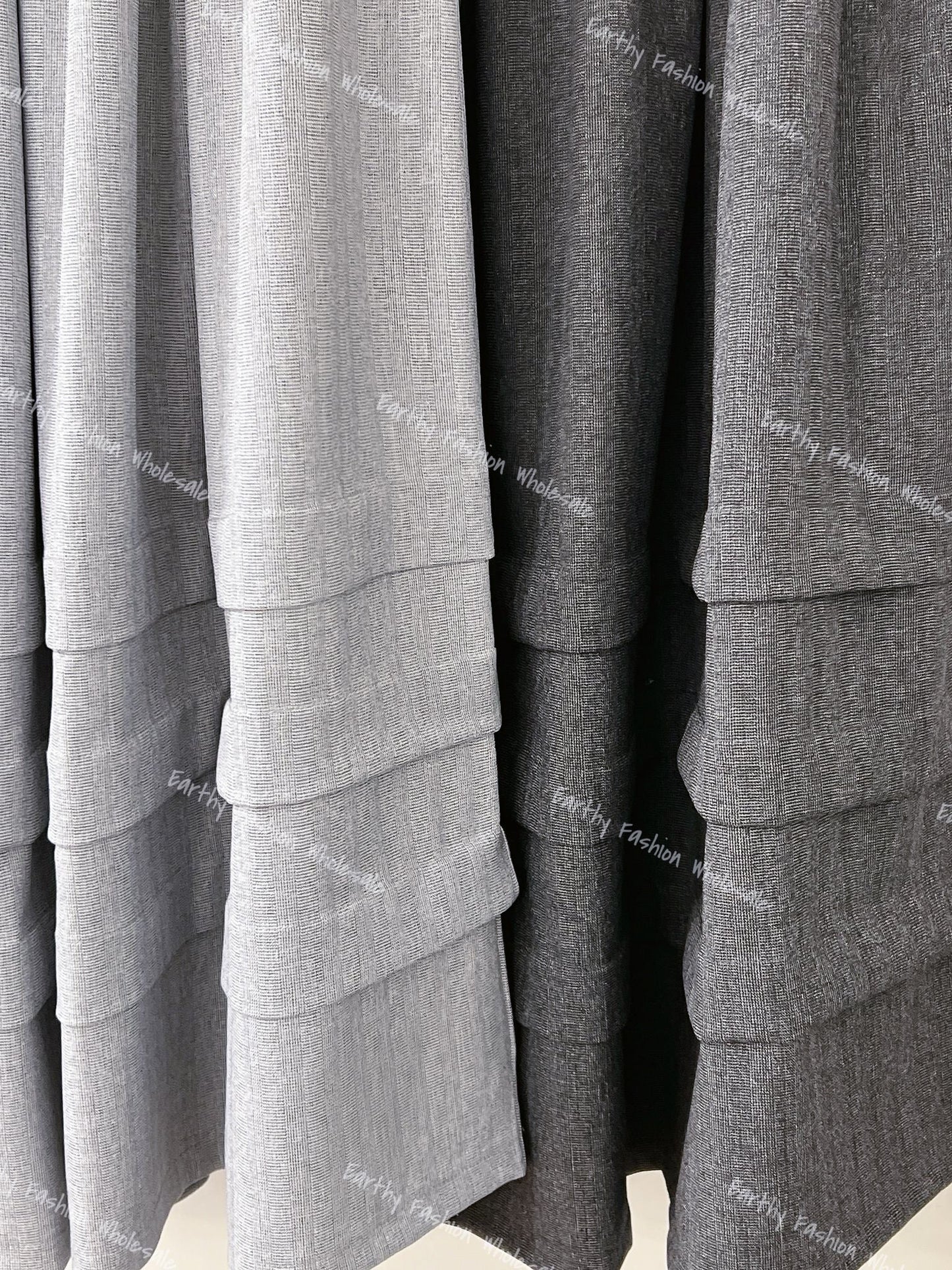 灰色系🩶褶褶層半身裙|2色入