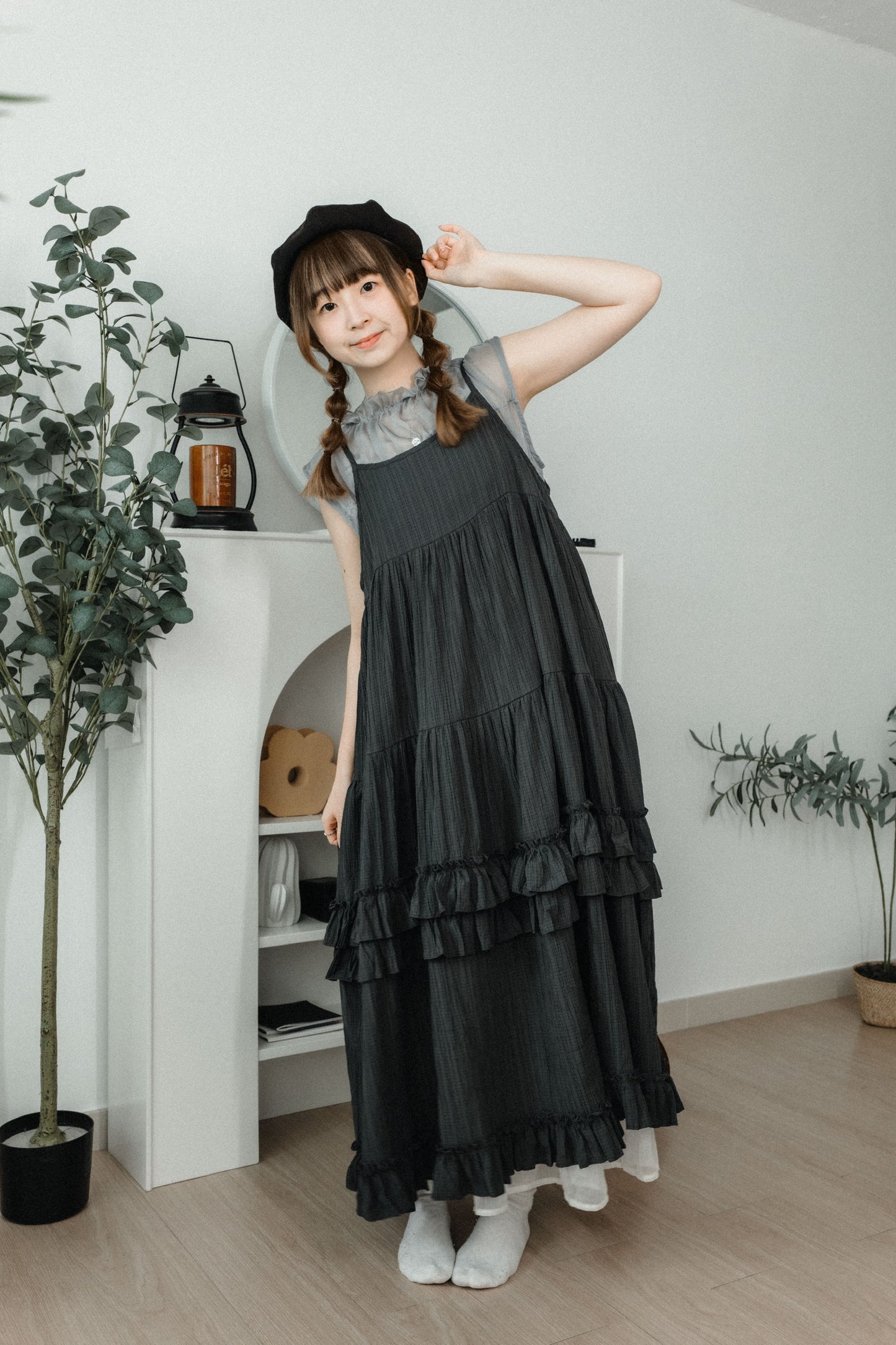 透明感🫧Ruffle Layer Top|4 colors