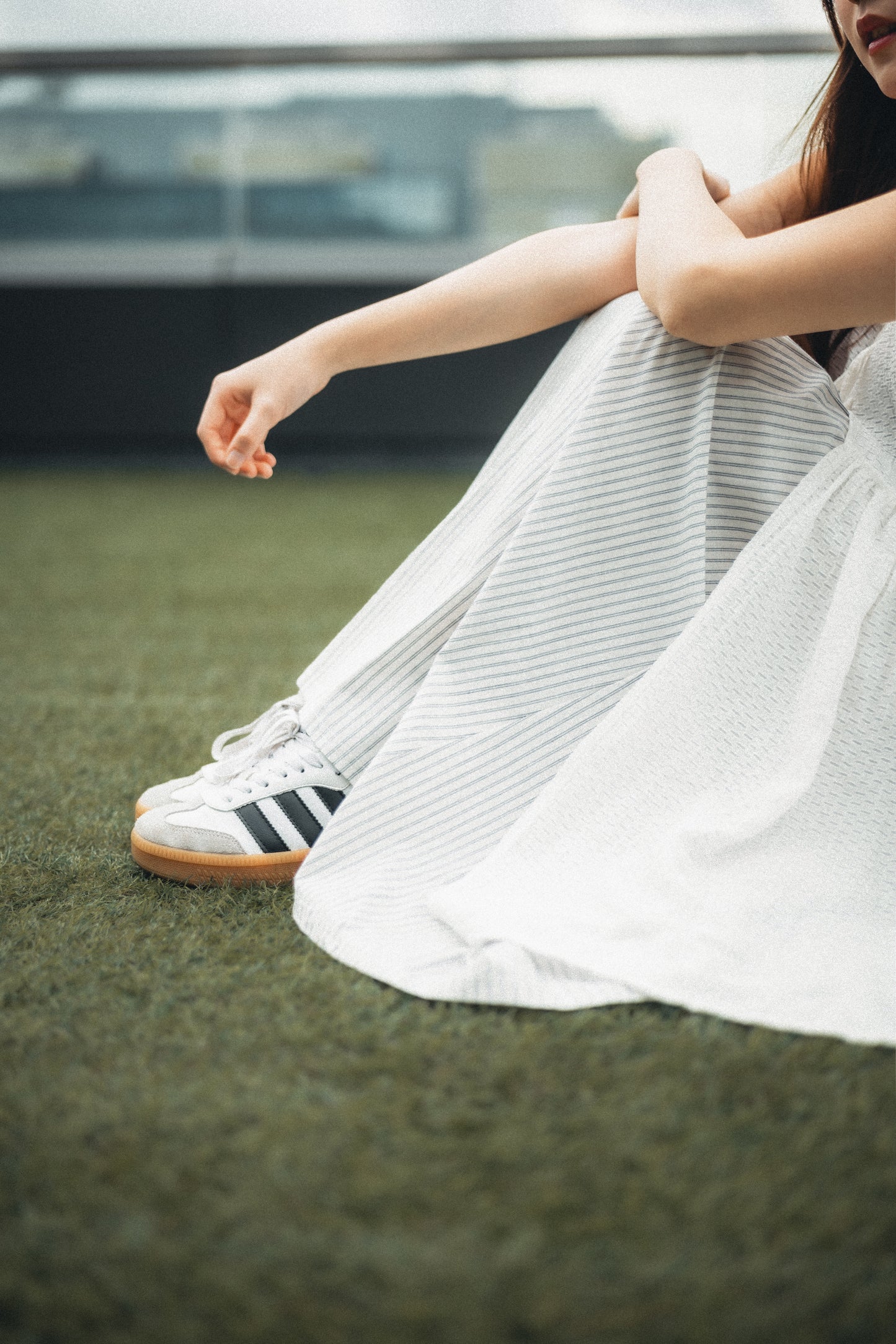 恤衫feel▫️小ruffle條子sk|2色入