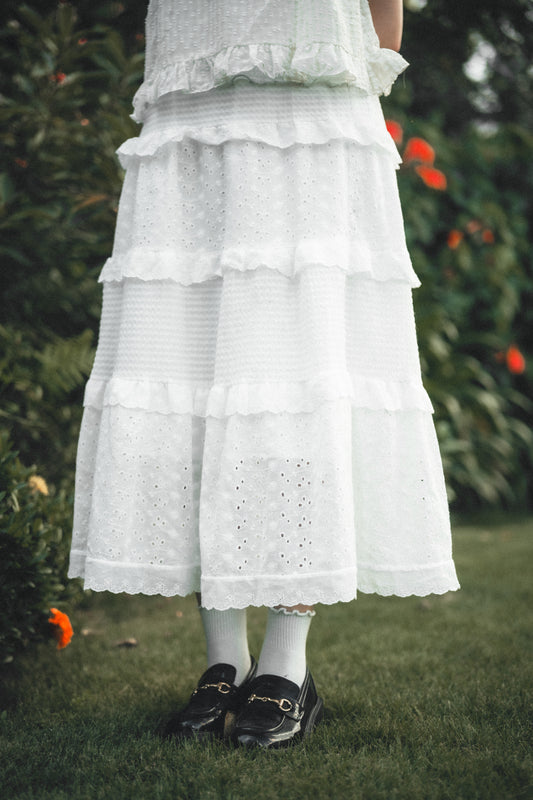 多pattern! 層層小通花sk|1色入