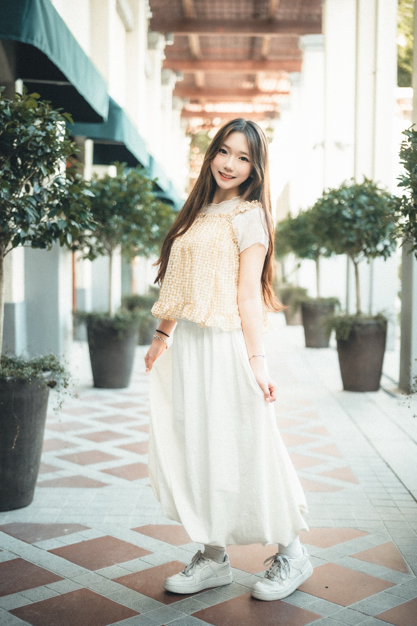 透膚飛飛袖內搭top|4色入