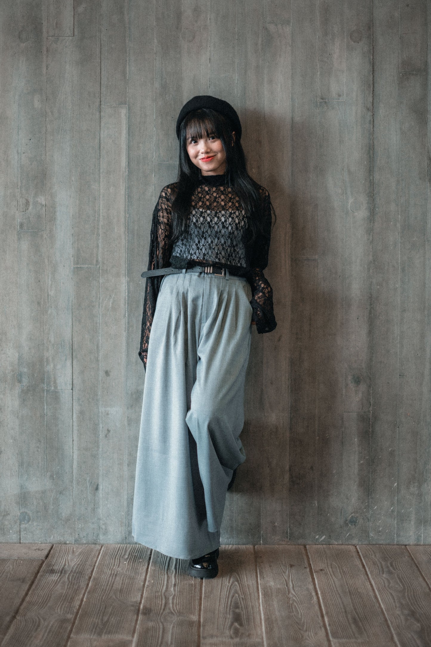 絲滑〰️西裝闊腳長褲(送皮帶)|4色入