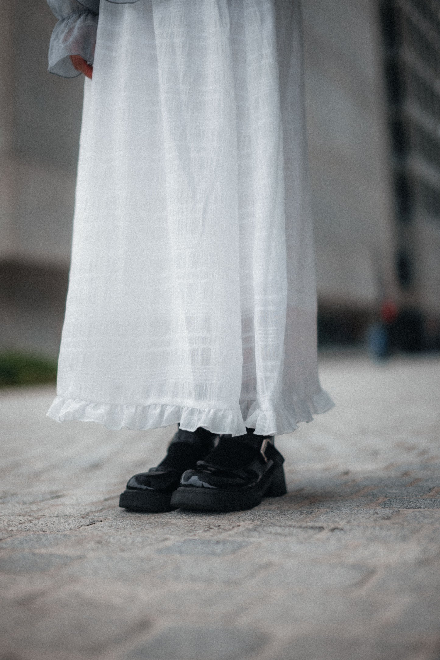 Ruffle尾暗格紋半身裙|3色入