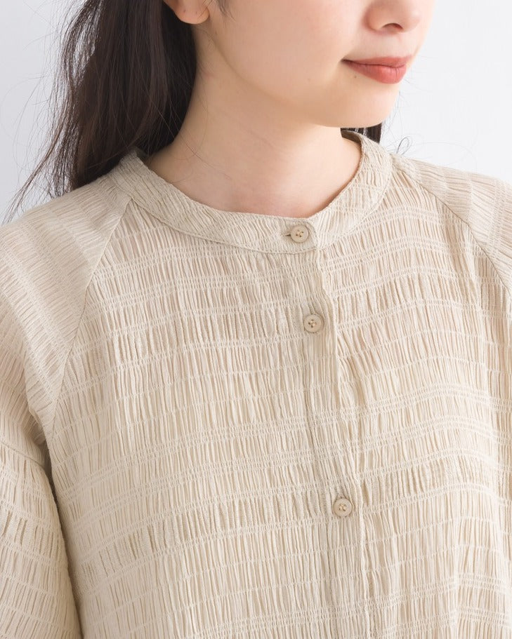 JP多穿法!暗格喇叭袖圓領OPS|4色入