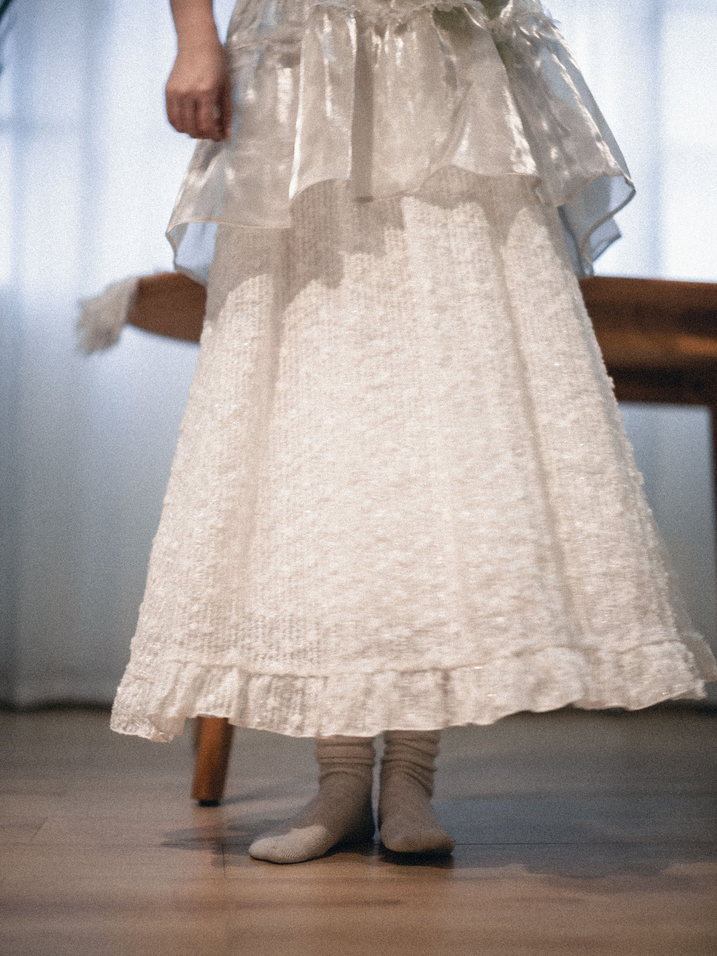 有口袋!立體閃閃半身裙|3 colors