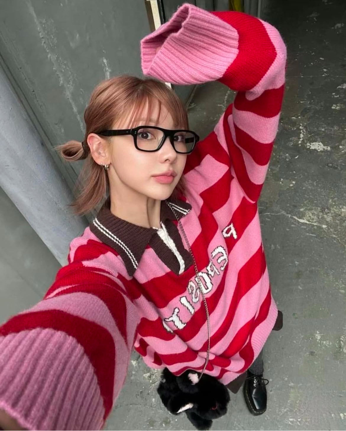 復古棒球風REPOSITION拼色針織上衣|3色入