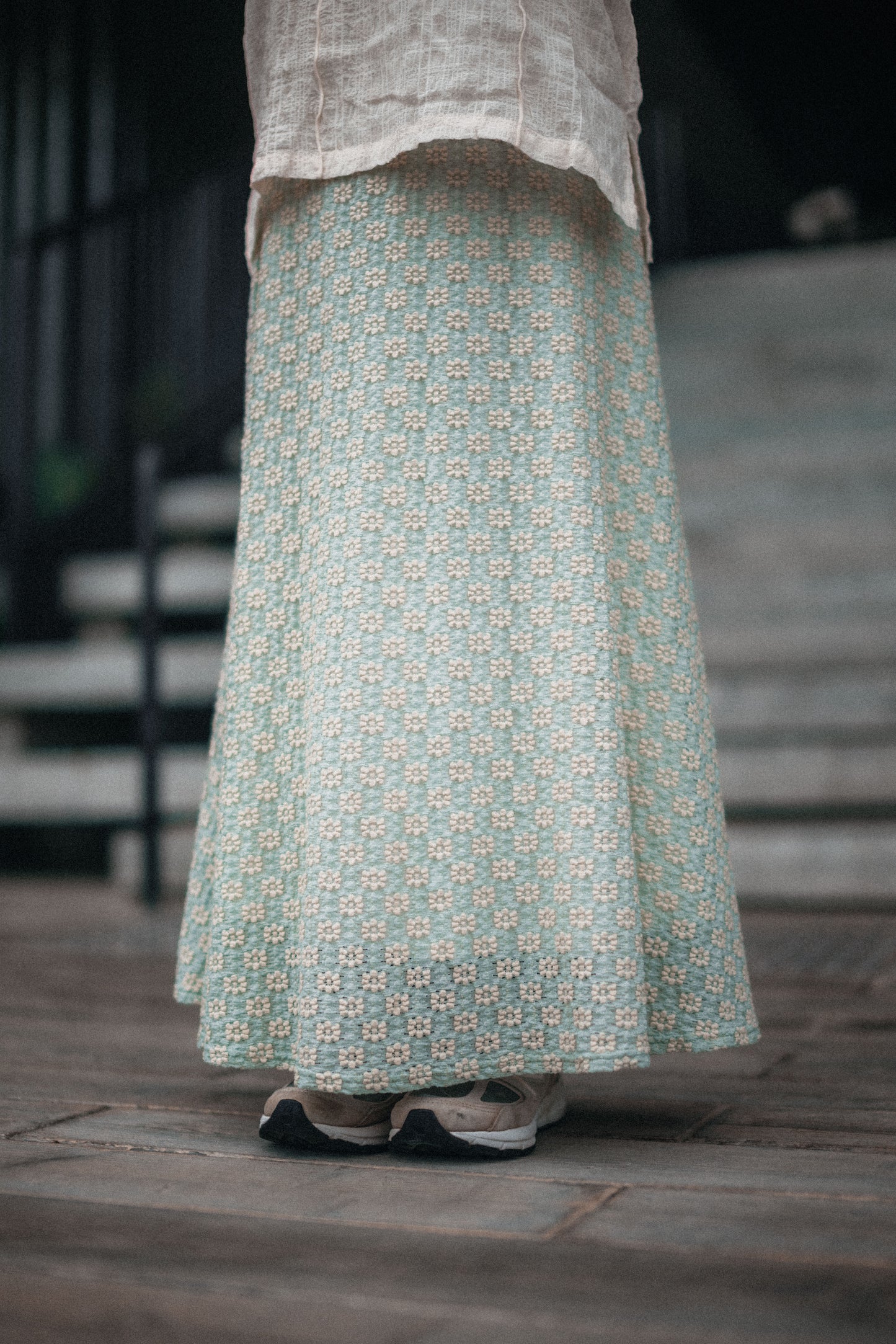 田園風印壓Fafa🌼魚尾傘裙|4色入