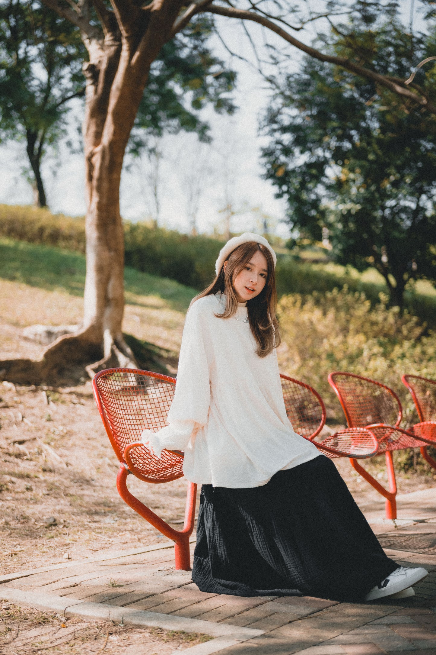 中袖泡泡壓紋TOP|4色入