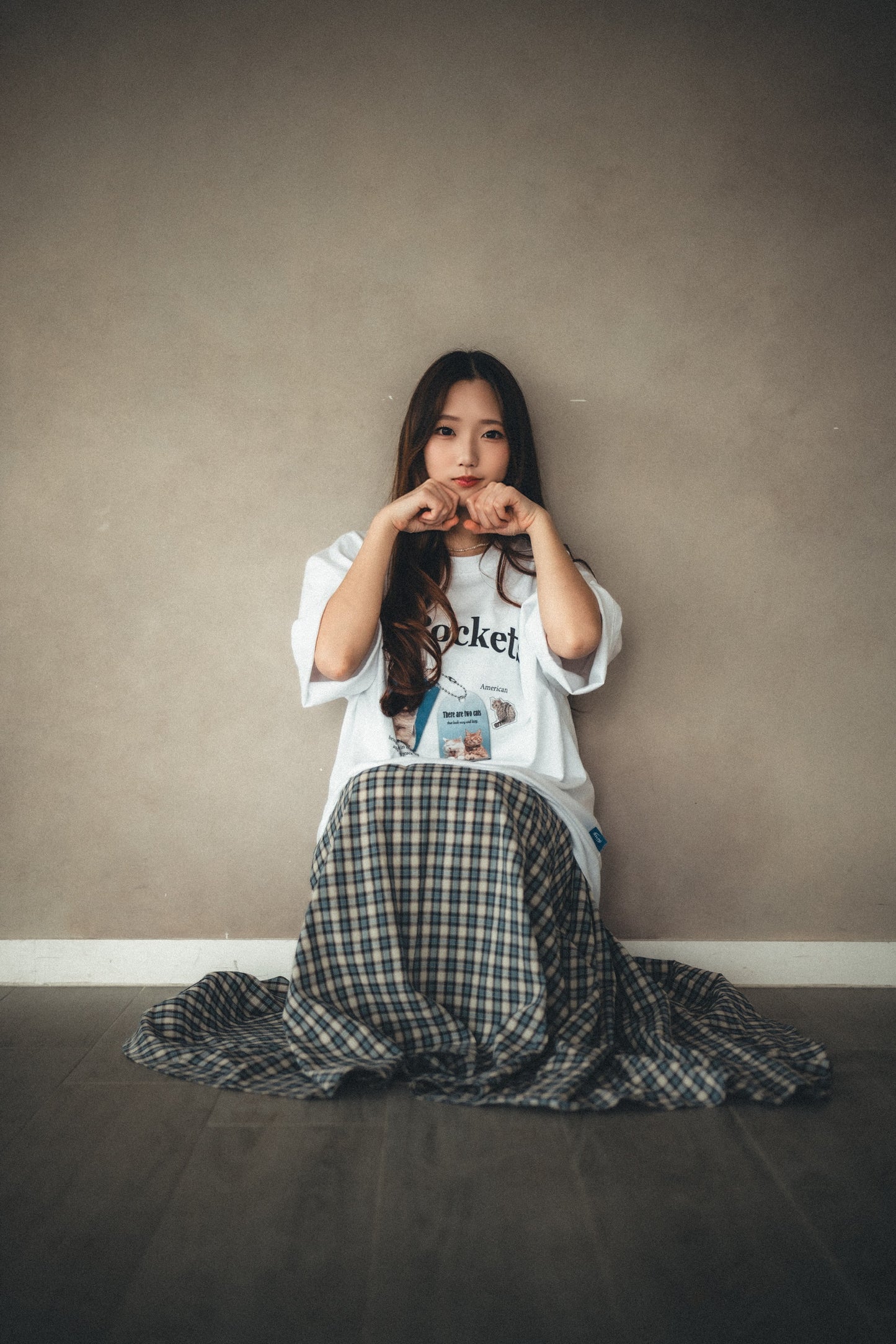 “My Pockets” Cat Tee|3色入