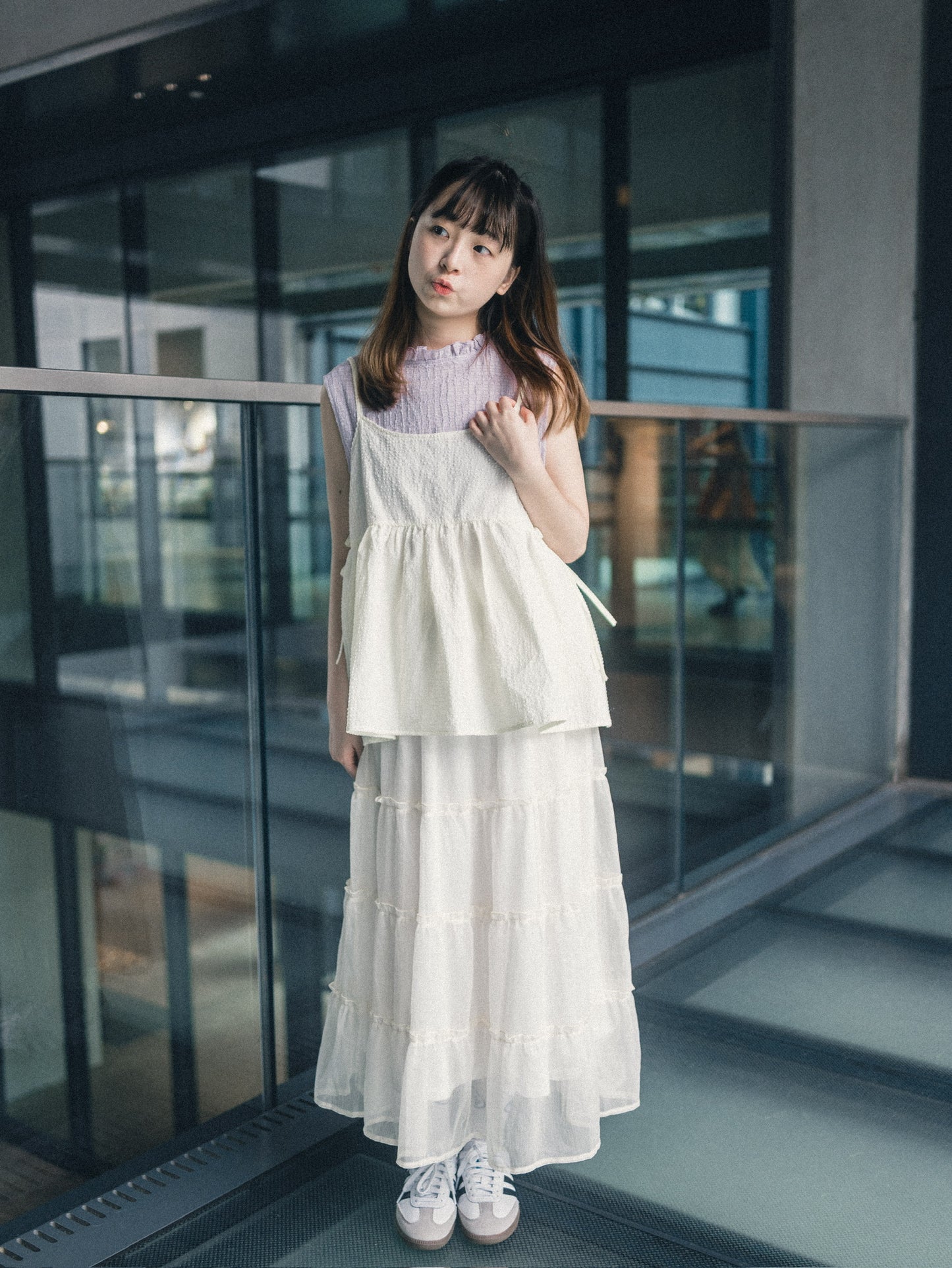 薄紗小ruffle蛋糕裙|3色入