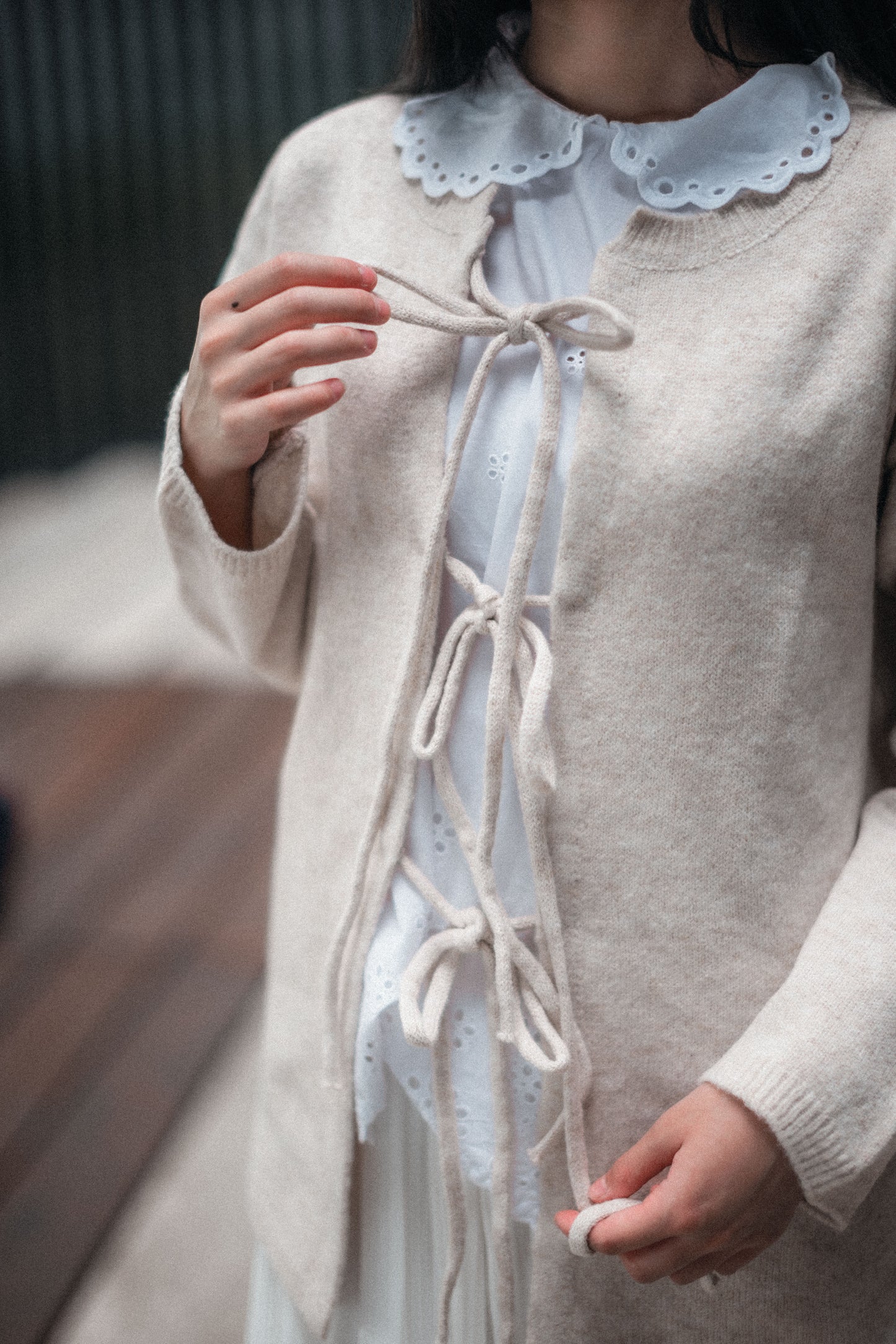 通花娃娃領背心TOP|2色入