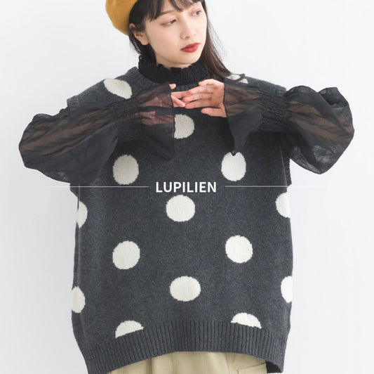 JP日系可愛波波針織馬甲|2色入