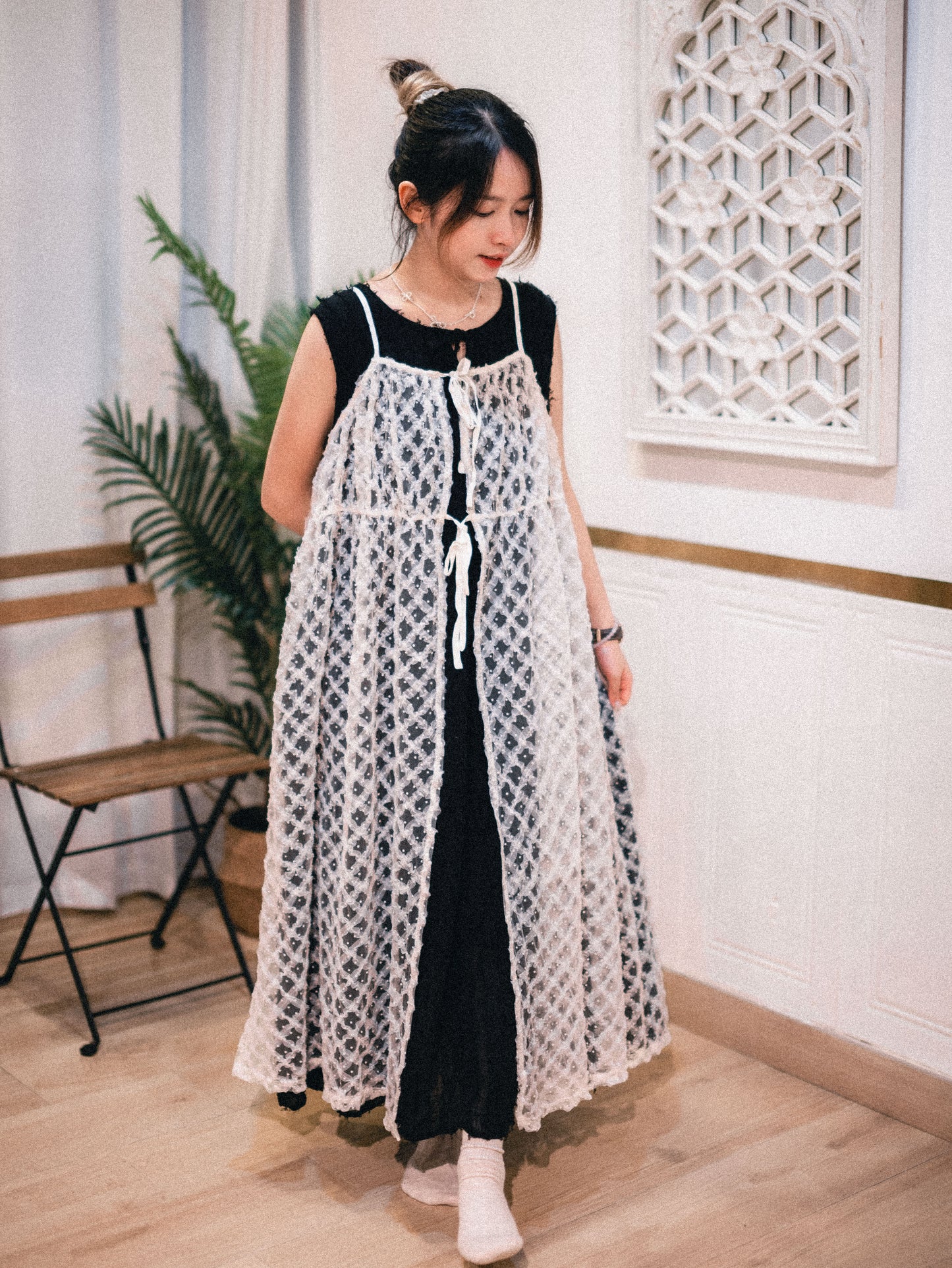 輕巧~鬚鬚綁結蛋糕OPS|4色入