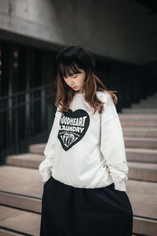 Good Heart Laundry Sweatshirt | 2 colors