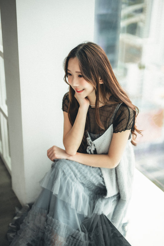 透膚飛飛袖內搭top|4色入