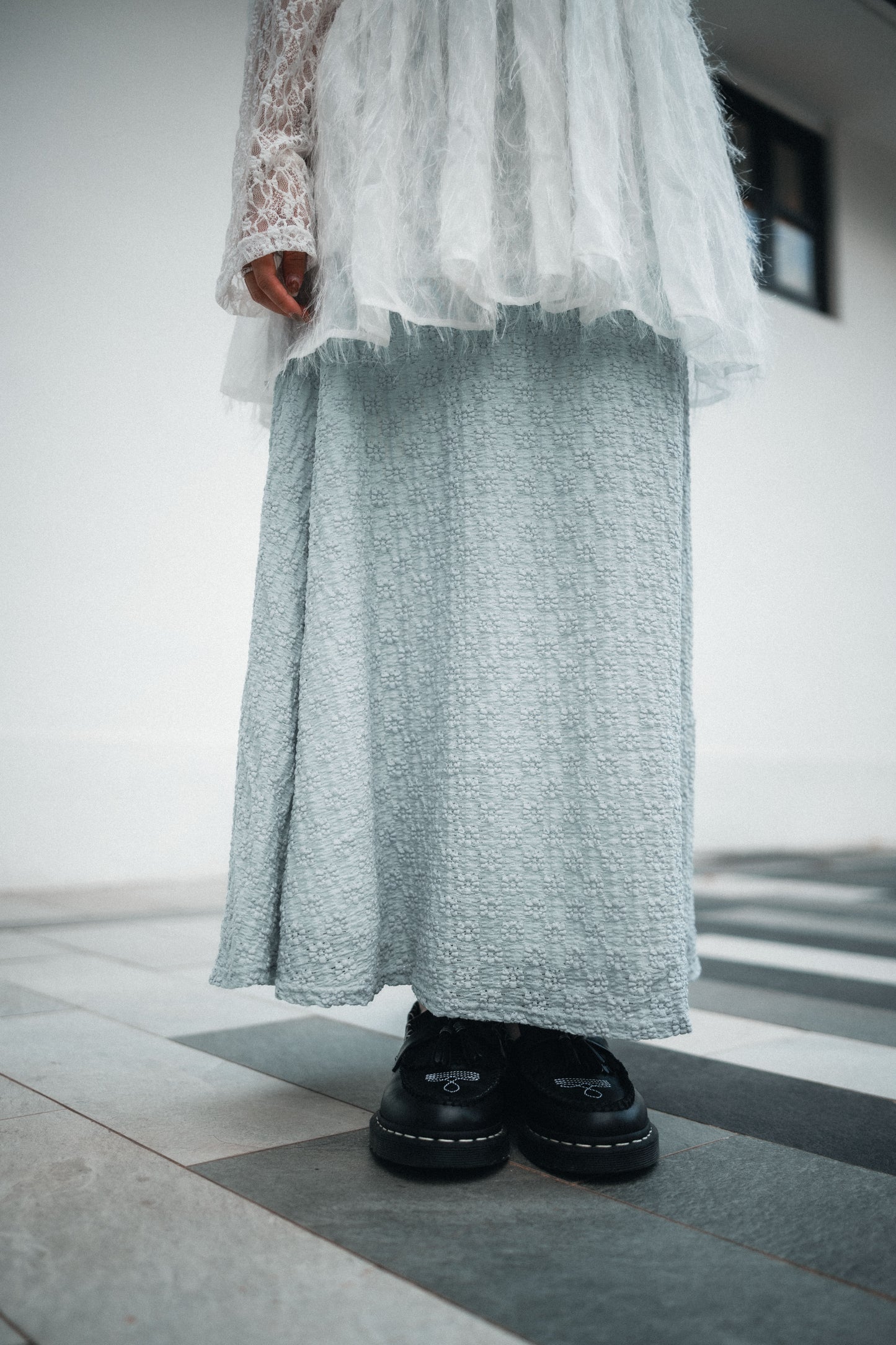 田園風印壓Fafa🌼魚尾傘裙|4色入