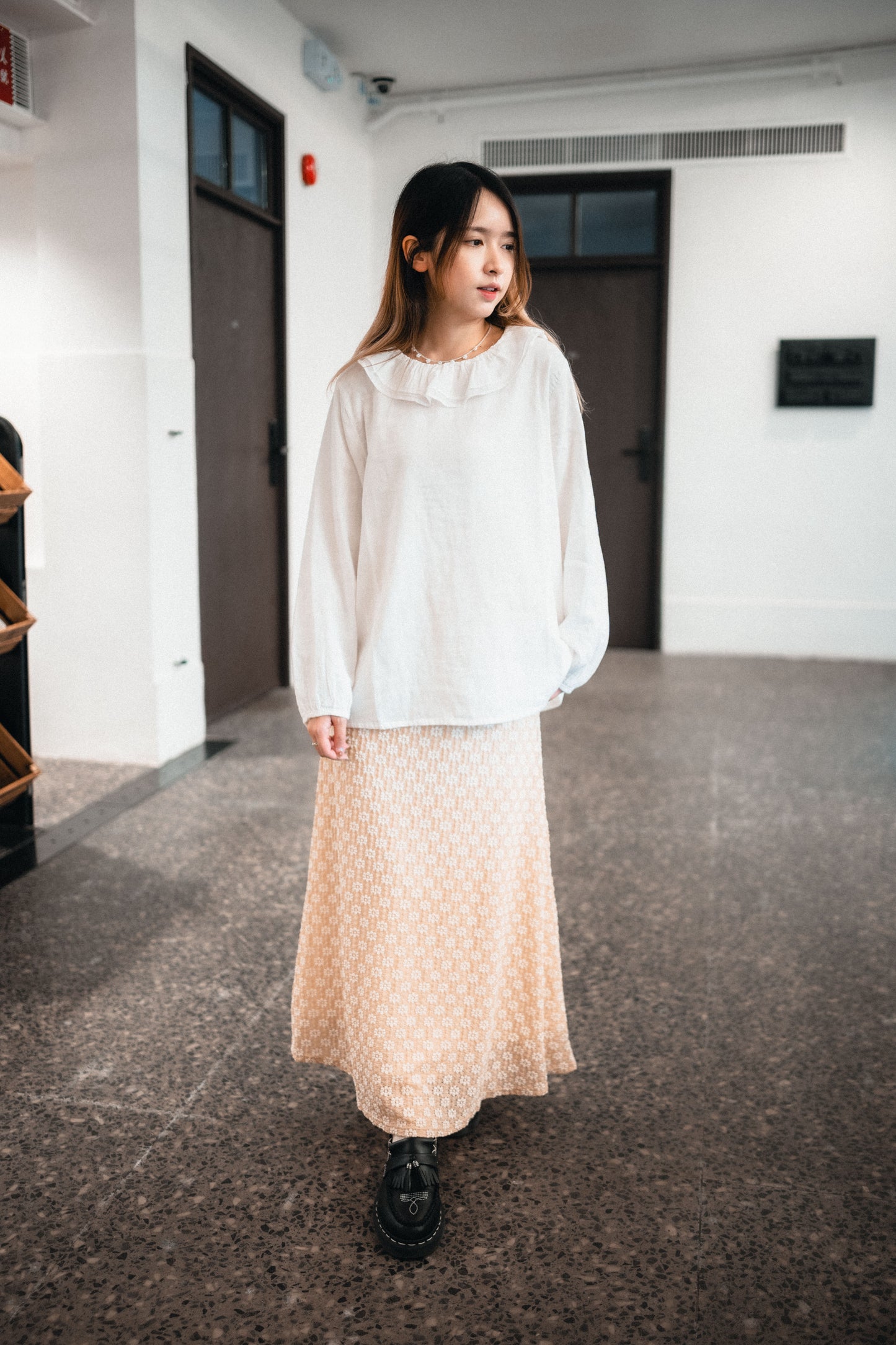 田園風印壓Fafa🌼魚尾傘裙|4色入