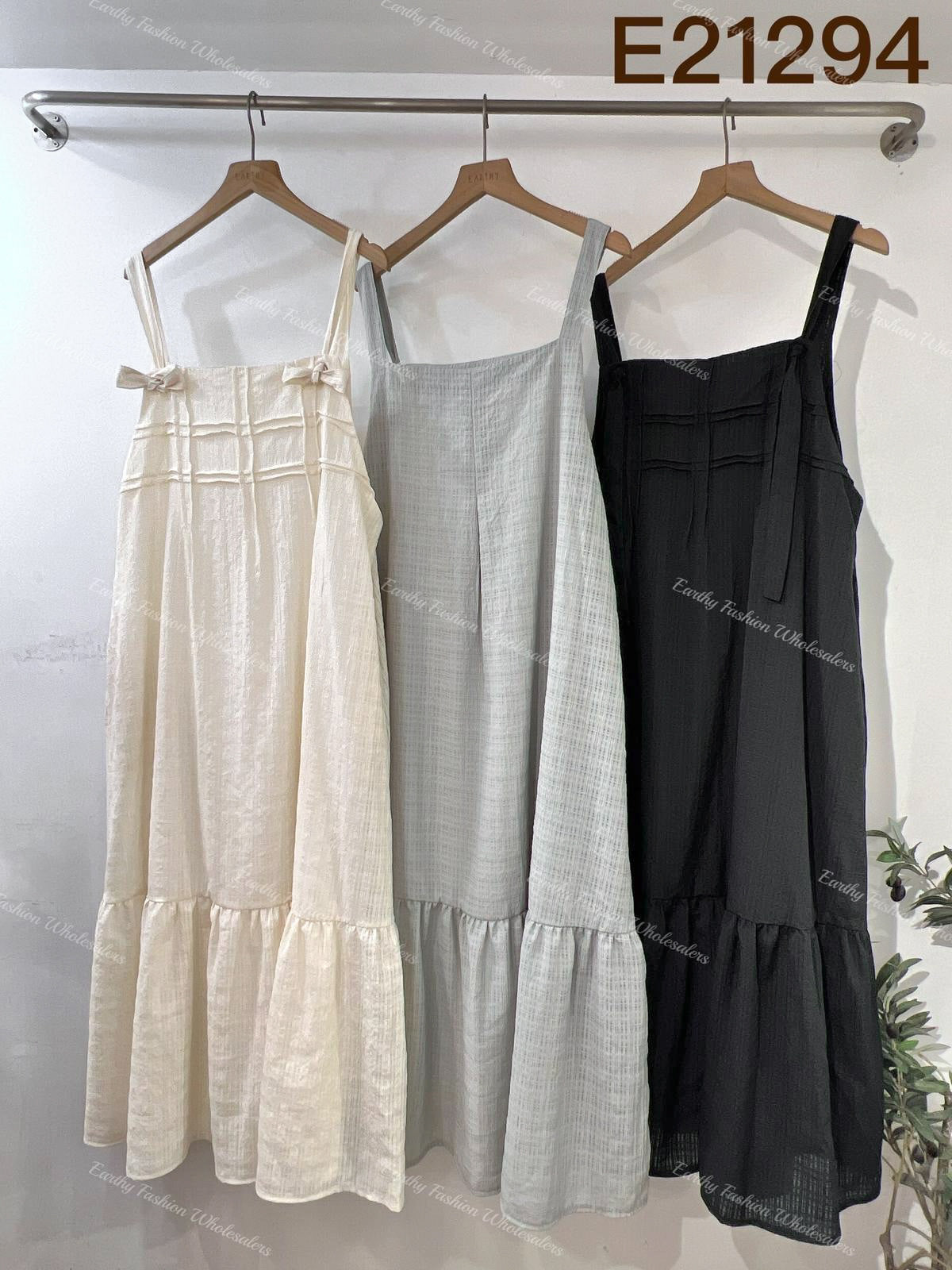 壓褶格格▫️綁帶慵懶風OPS|3色入