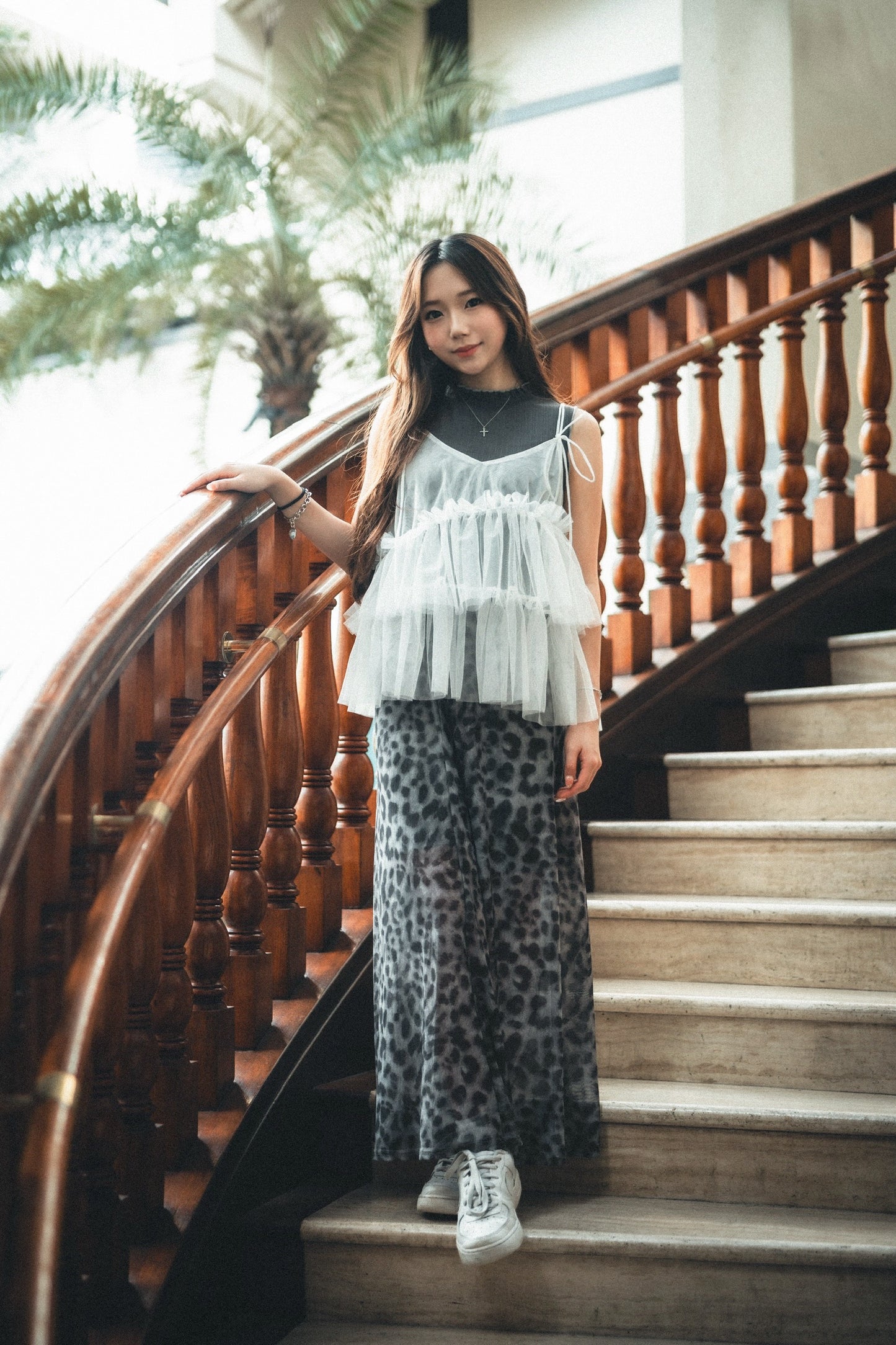 七彩🌈 百搭撞色木耳邊背心|7色入