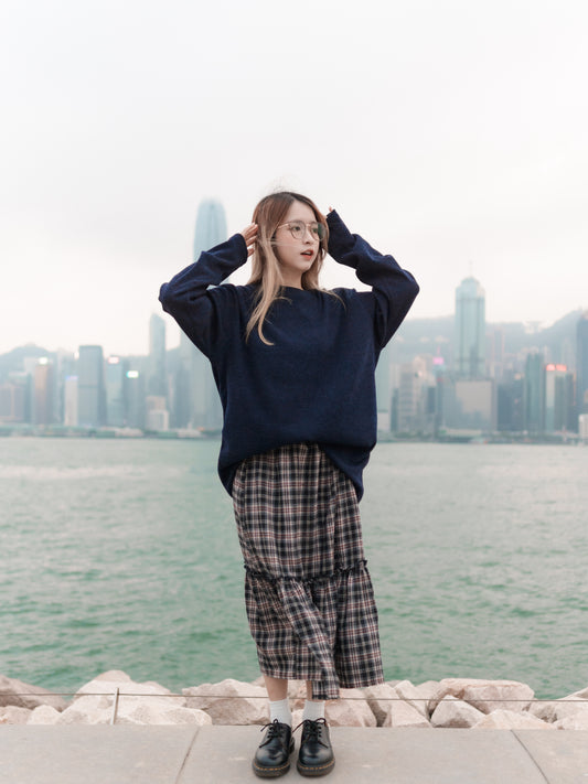 ᴜɴɪsᴇx混色點點薄款針織上衣|4色入