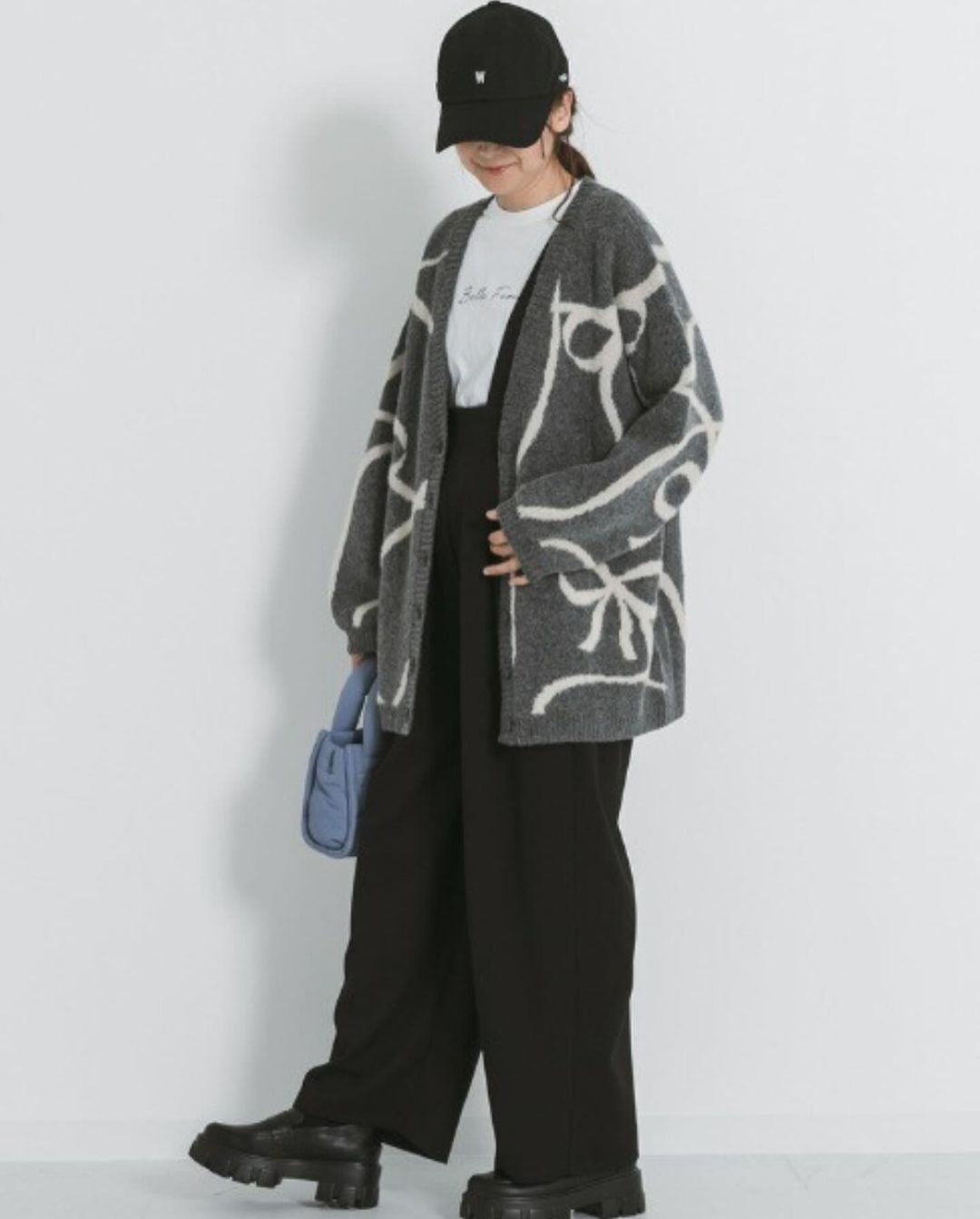 超靚必入😭❣️線描蝴蝶結針織外套|3色入