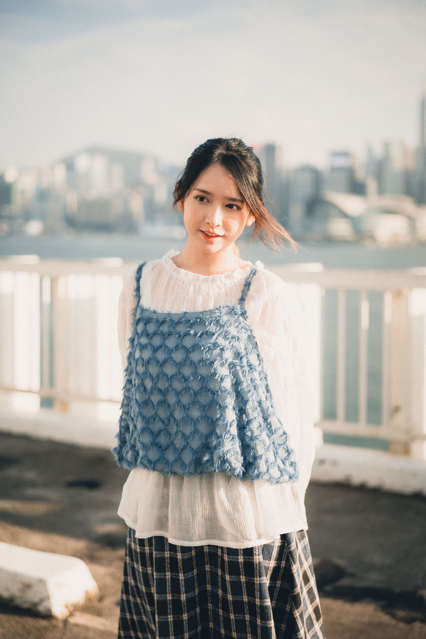 薄紗皺皺Ruffle Top|3色入