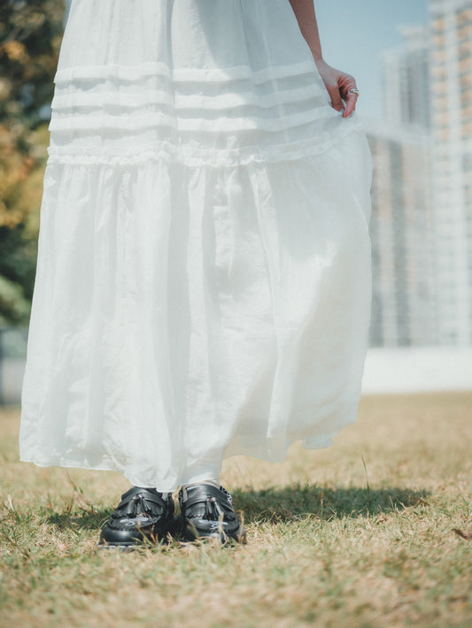 飄逸涼感🫧 三摺Ruffle輕薄sk|3色入