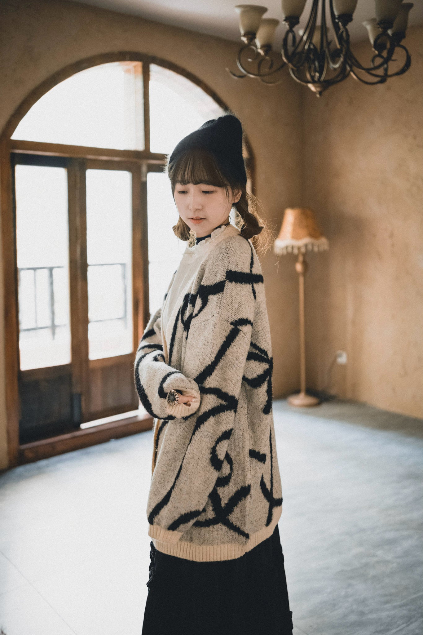 超靚必入😭❣️線描蝴蝶結針織外套|3色入