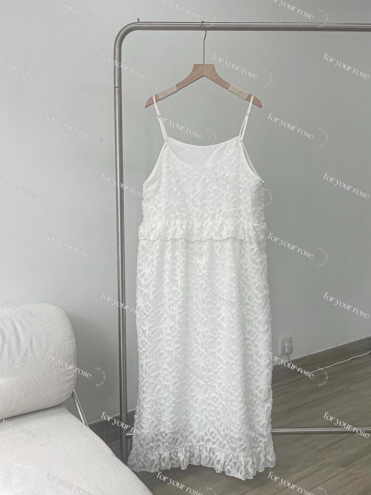 立體毛毛花花🌼吊帶OPS|3色入