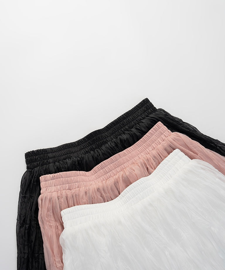 不規則皺皺紋理造型sk|3色入