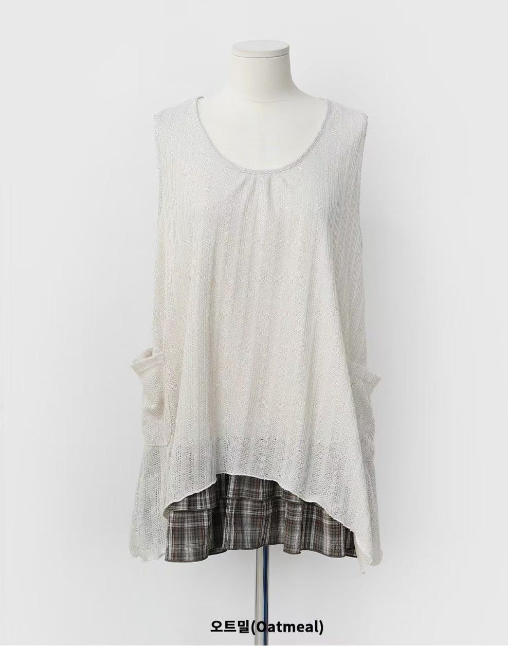 兩層layer🧸拼接背心娃娃top|3色入