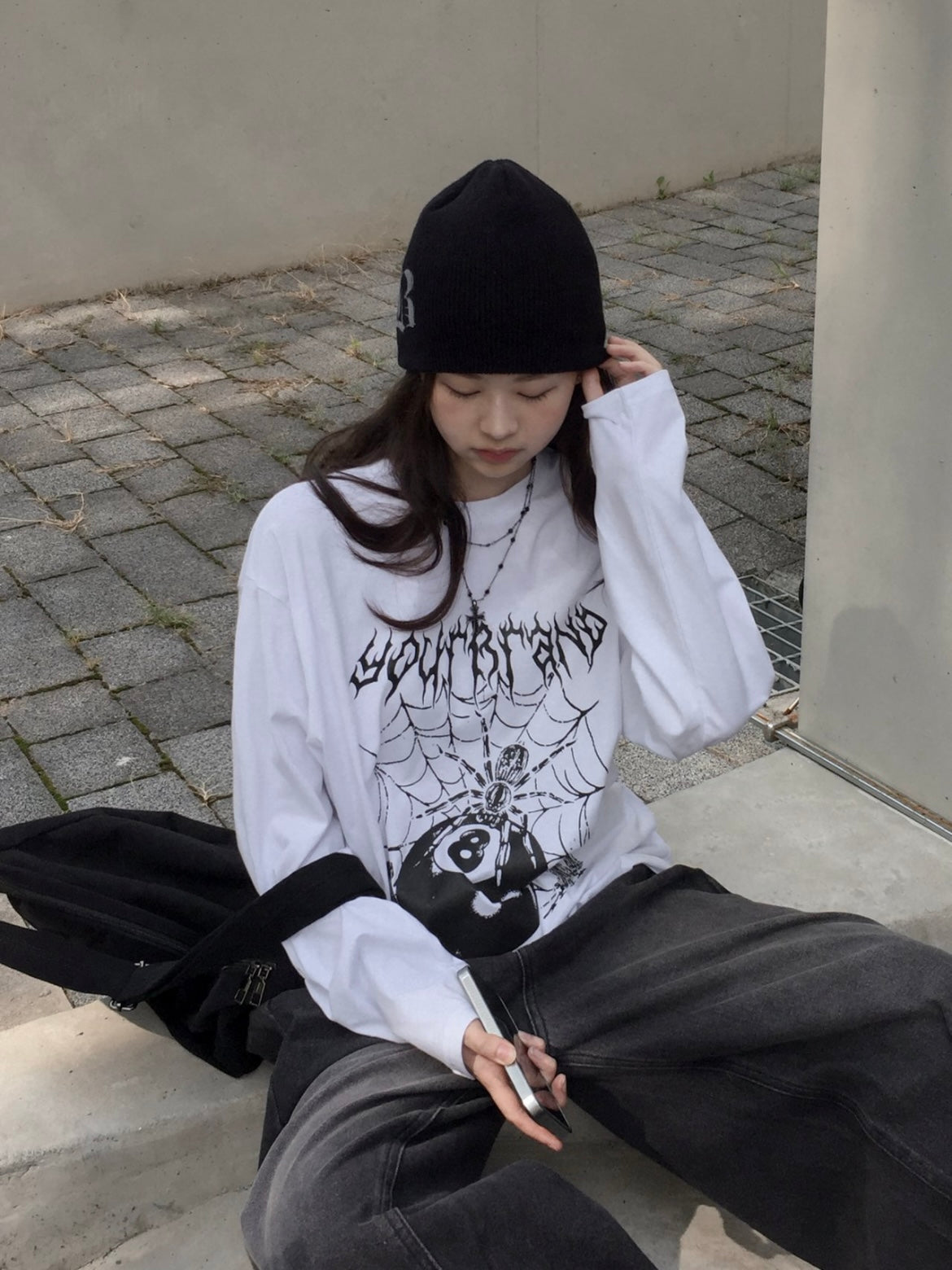 yourbrand snooker net long-sleeve|2色入