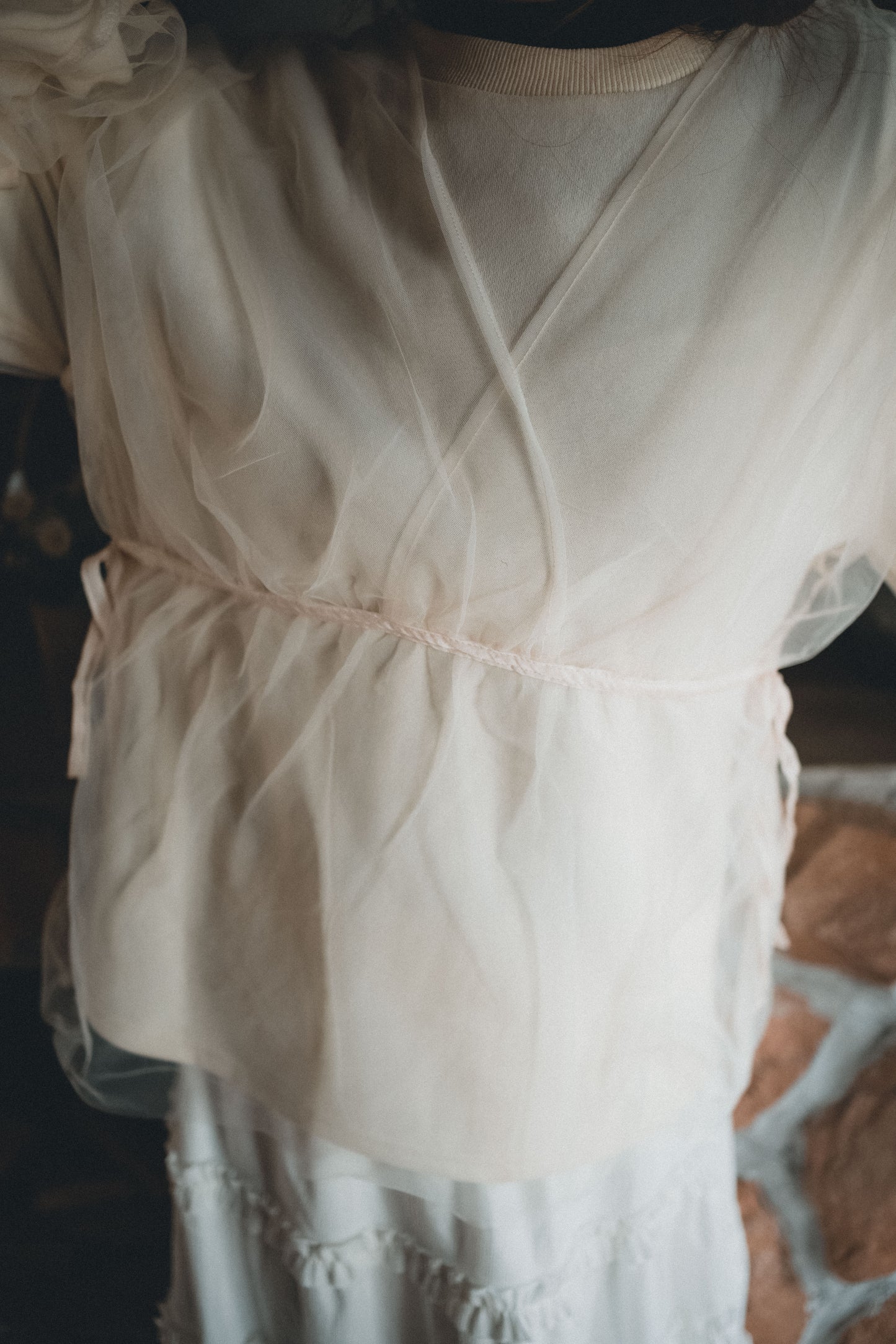 熱賣!疊層薄紗長袖TOP|3色入