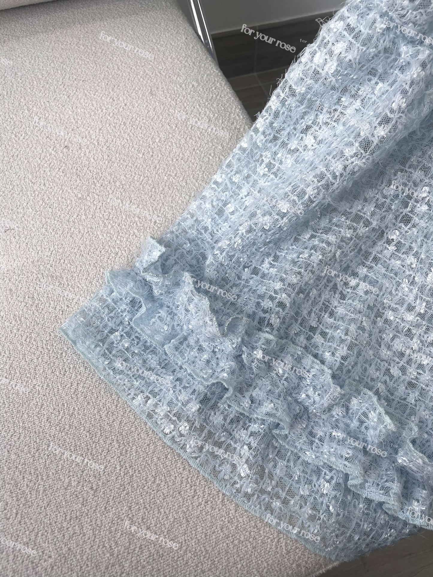 毛毛粒☁️ Ruffle Layer連身裙|3色入