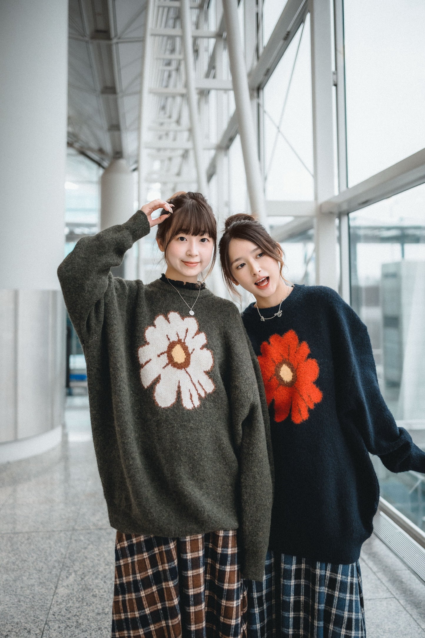 人氣款式🌼 日系花花針織上衣 | 3色入