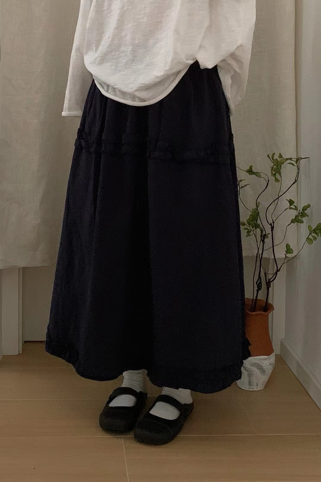 雙層Ruffle花苞泡泡裙|3色入