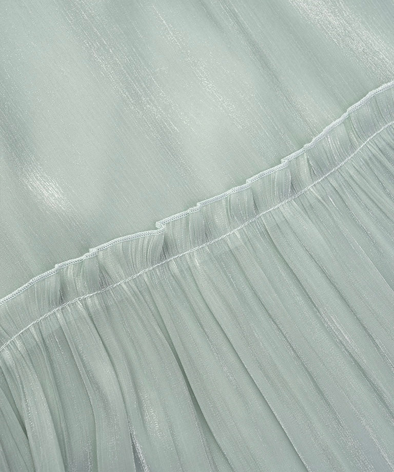 細絲光澤荷葉蛋糕造型OPS|2色入