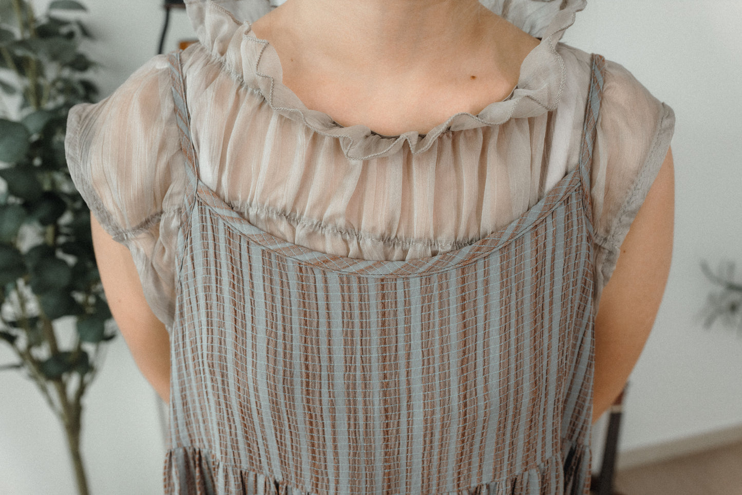 透明感🫧Ruffle Layer Top|4 colors