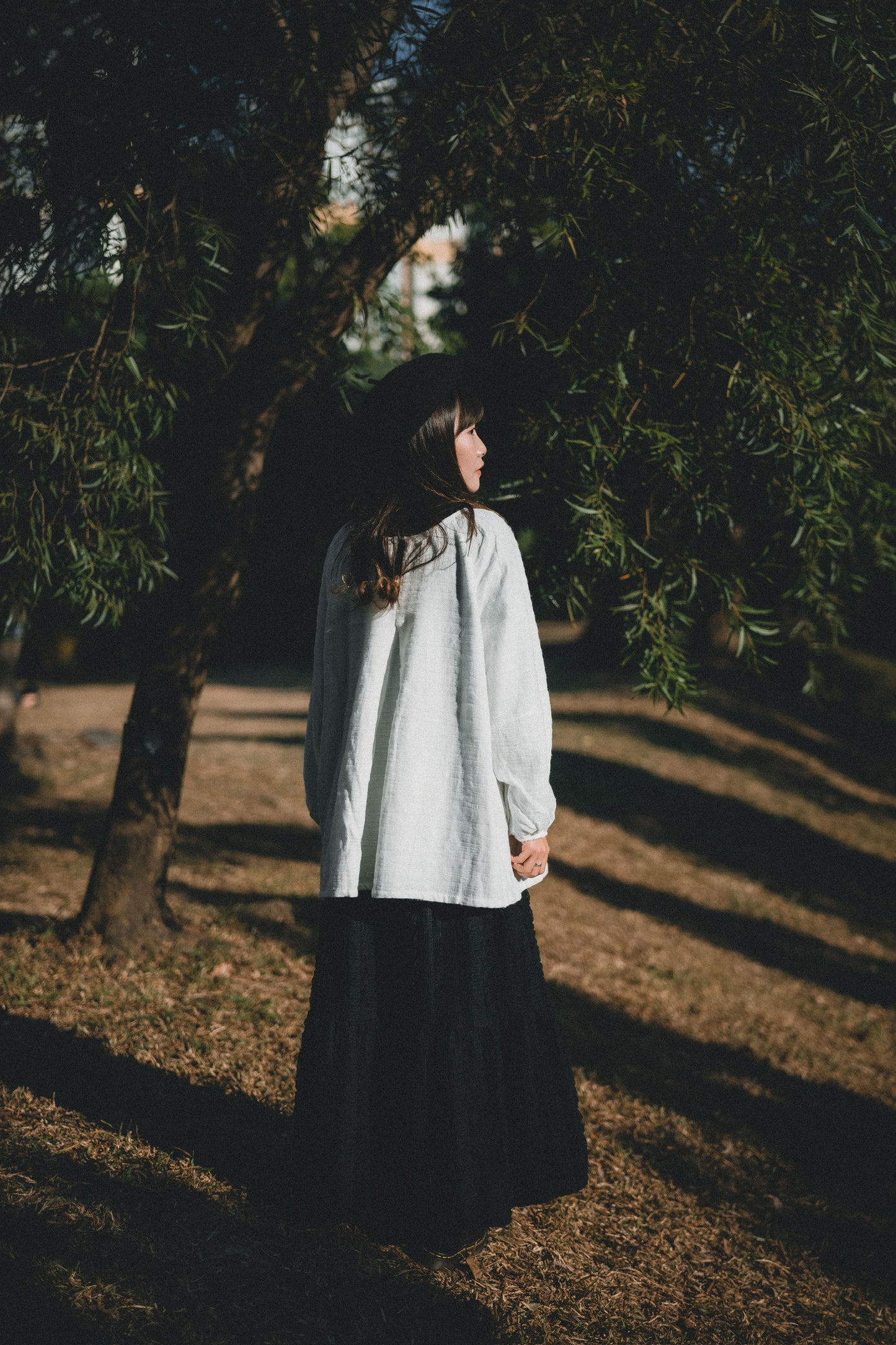 溫柔紋理感蕾絲半身裙|2色入