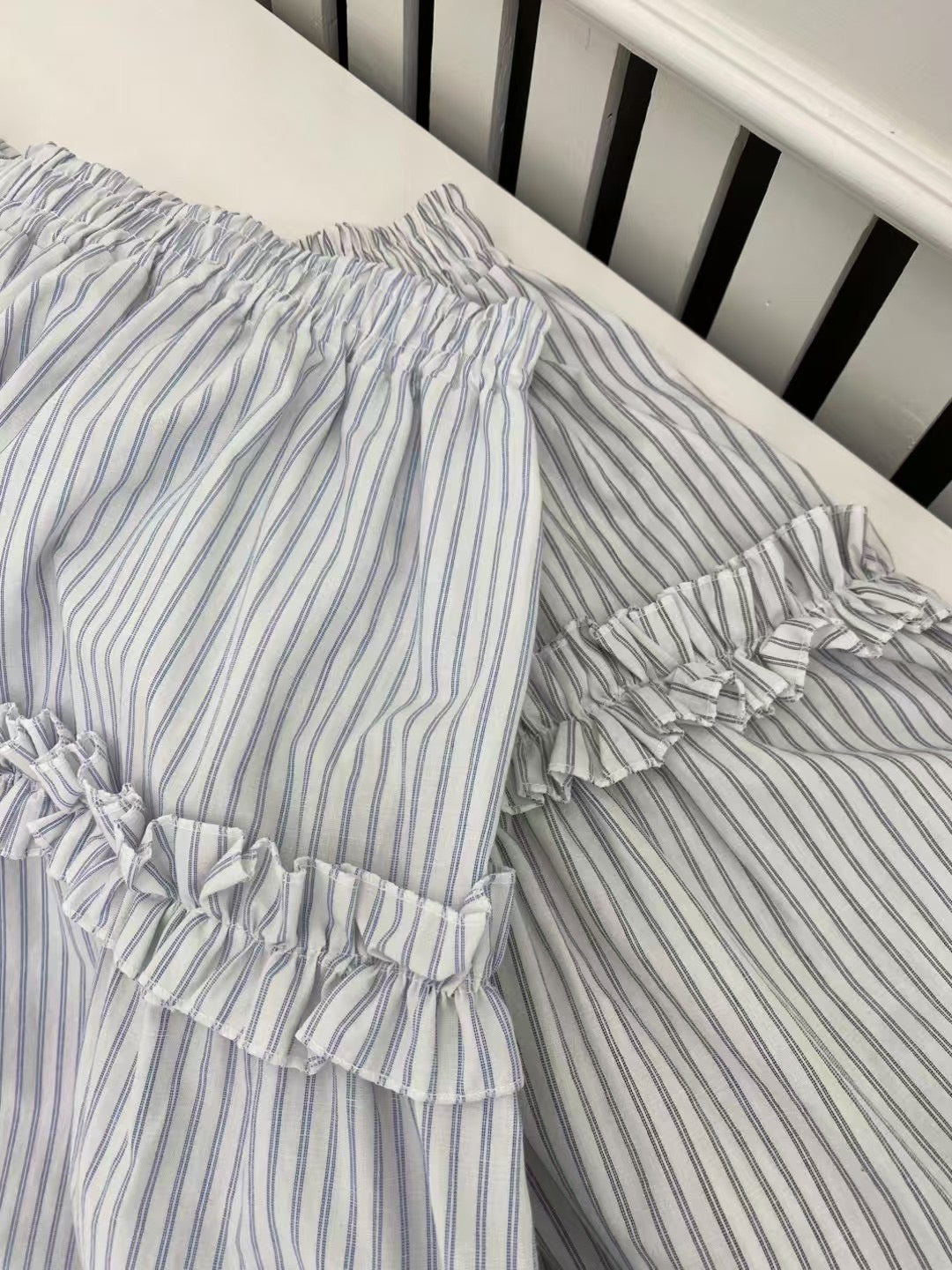 恤衫feel▫️小ruffle條子sk|2色入