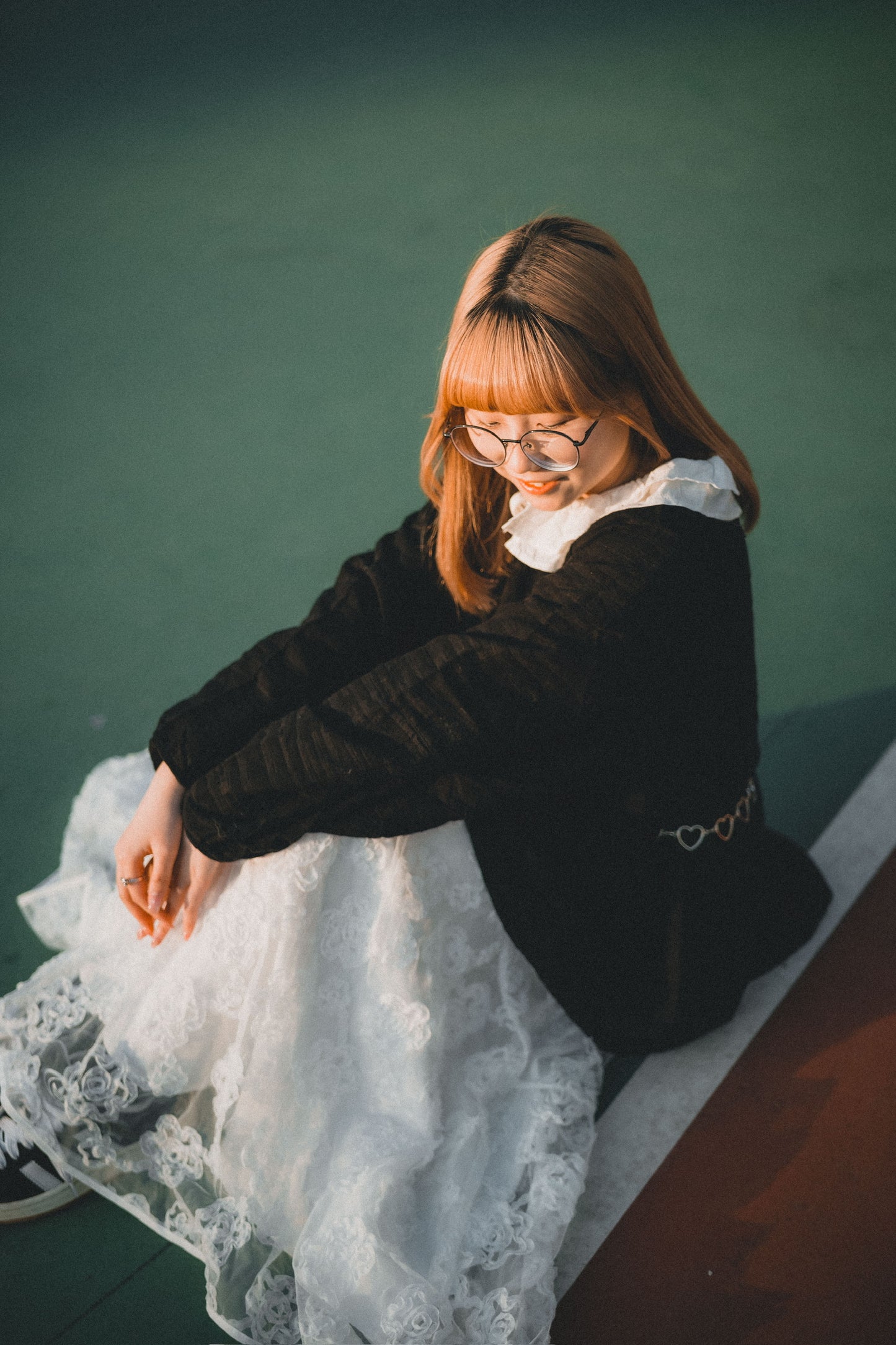 超靚!重工🌸立體花花紗裙|1色入